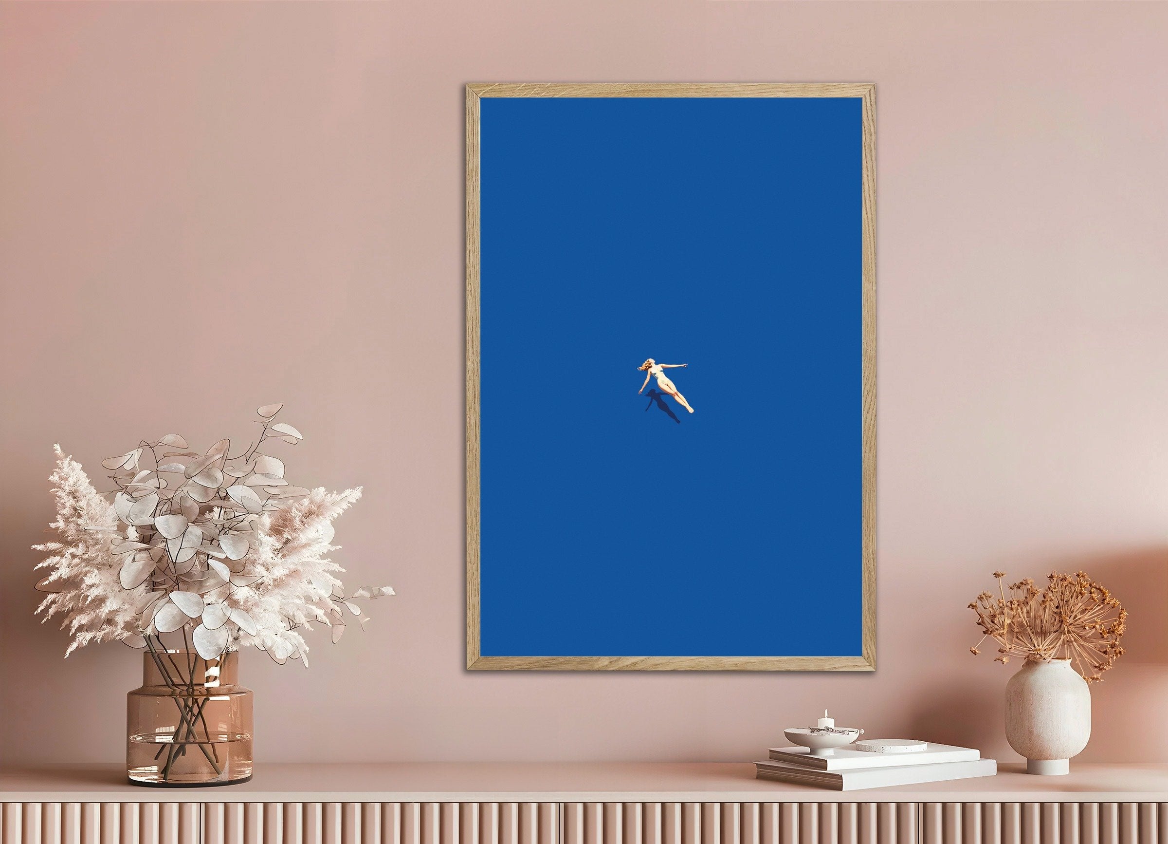 Donna che galleggia sull'acqua, poster SPA