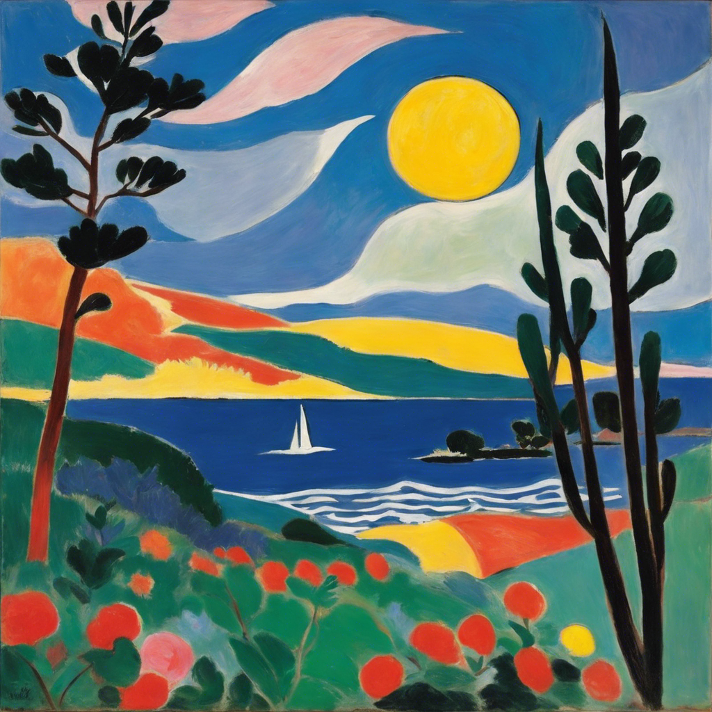 Forme espressive e astratte, sensibilità decorativa, Luna - Poster