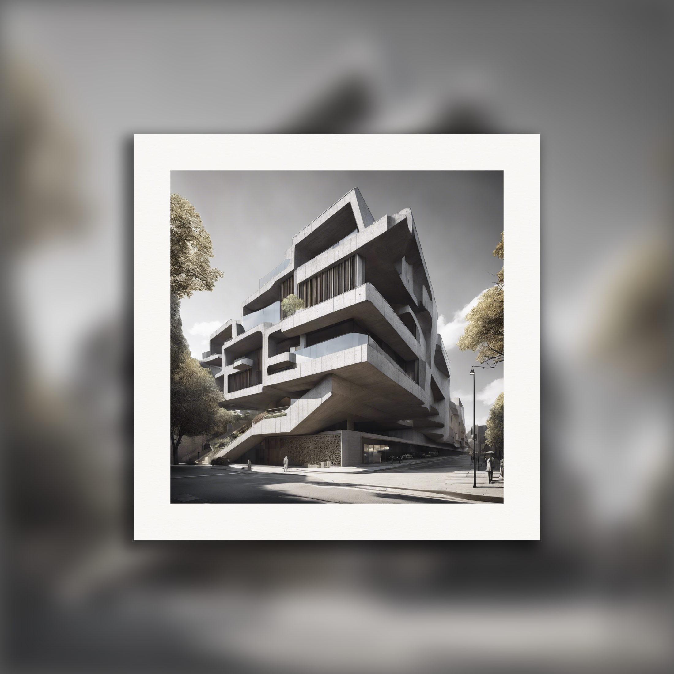 Tardo modernismo, architettura brutalista - Poster