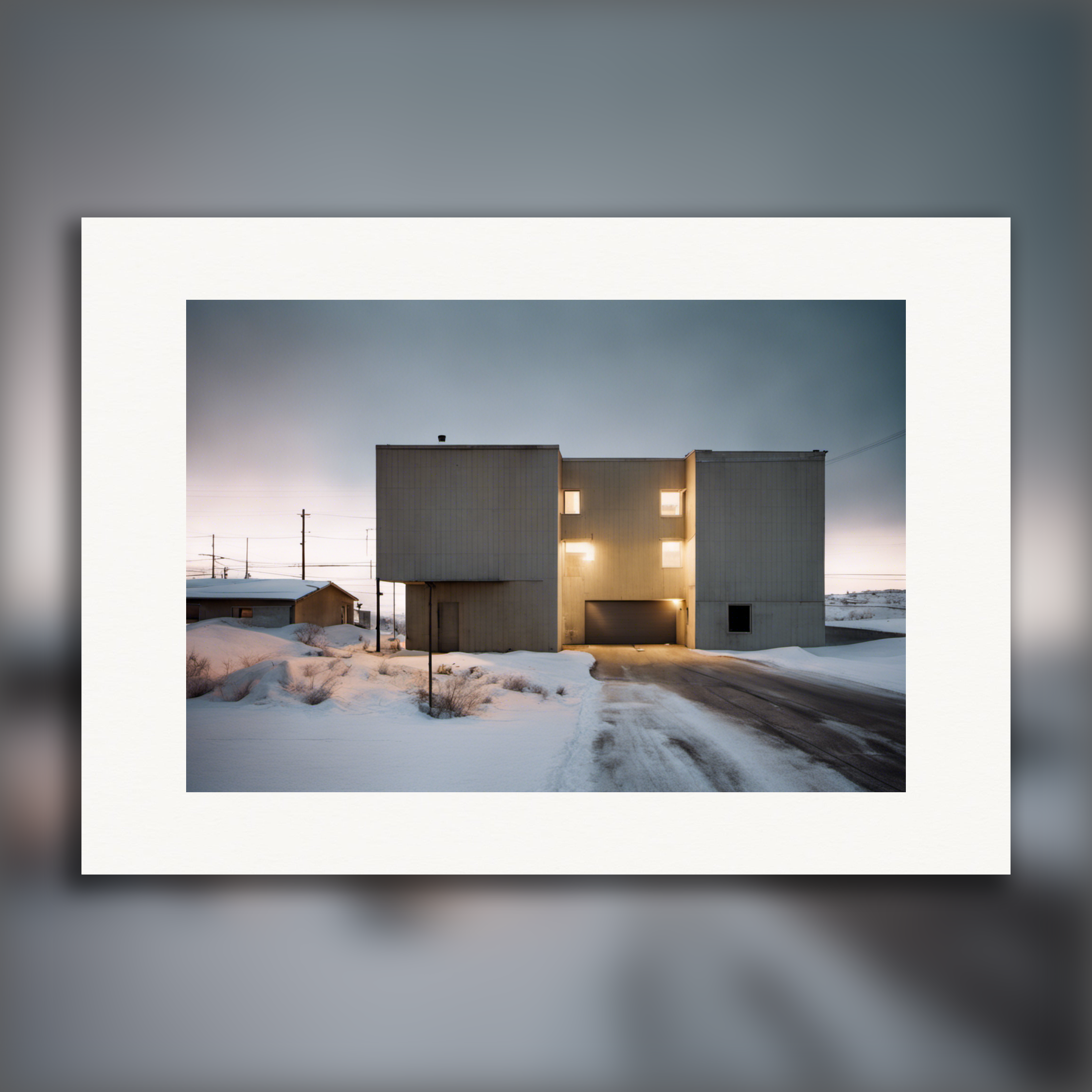 Fotografie urbane astratte che enfatizzano i giochi di luce e ombra - Poster