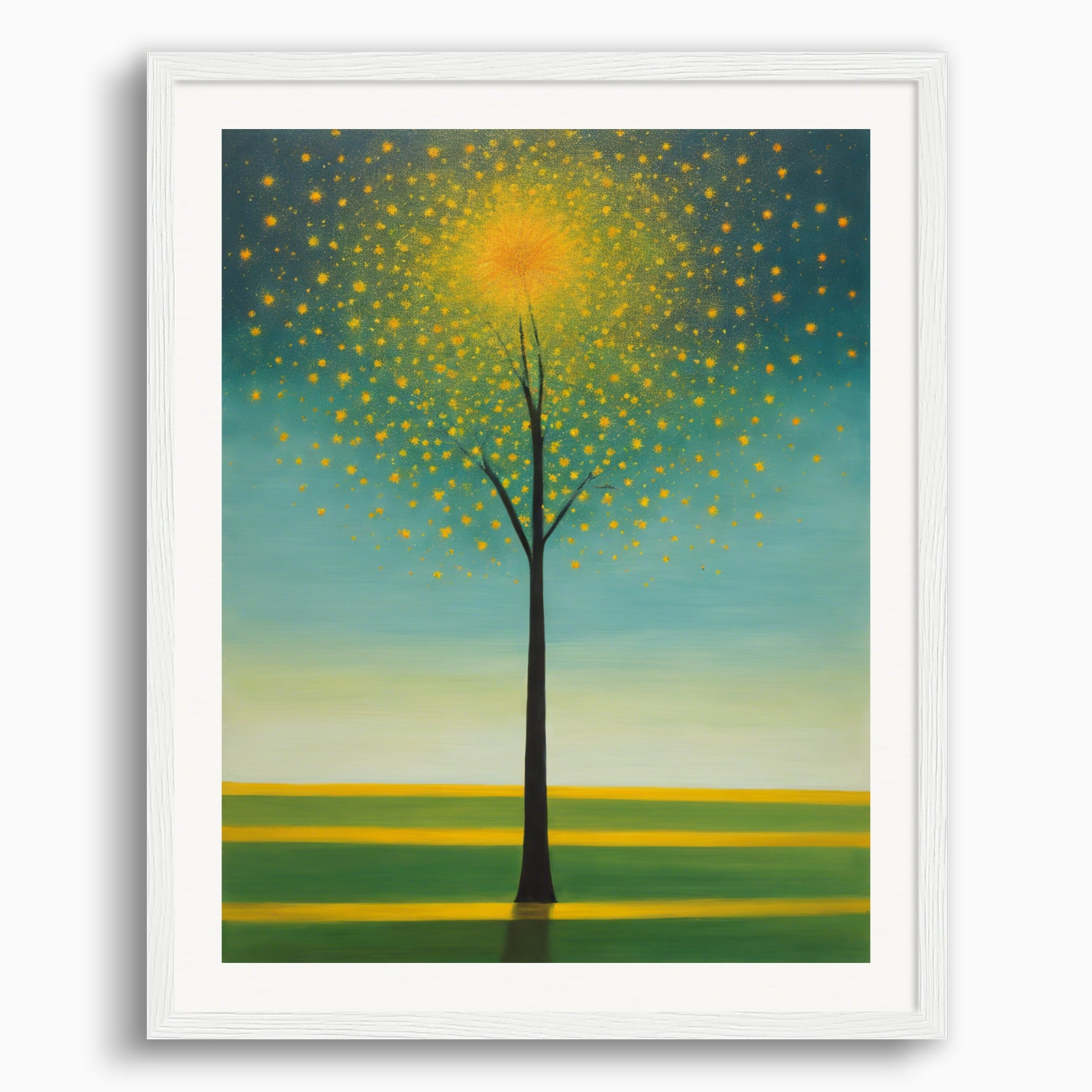 Poster: Scottish painting of abstract expressionism,