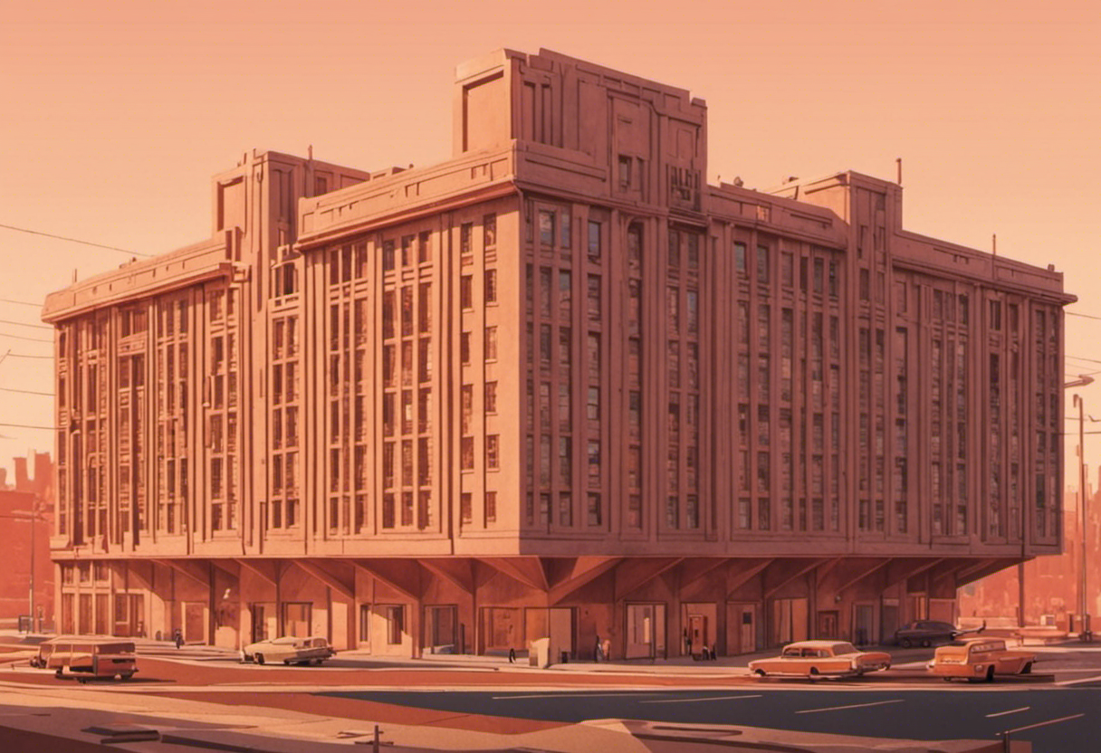 Architettura brutalista edificio - Poster