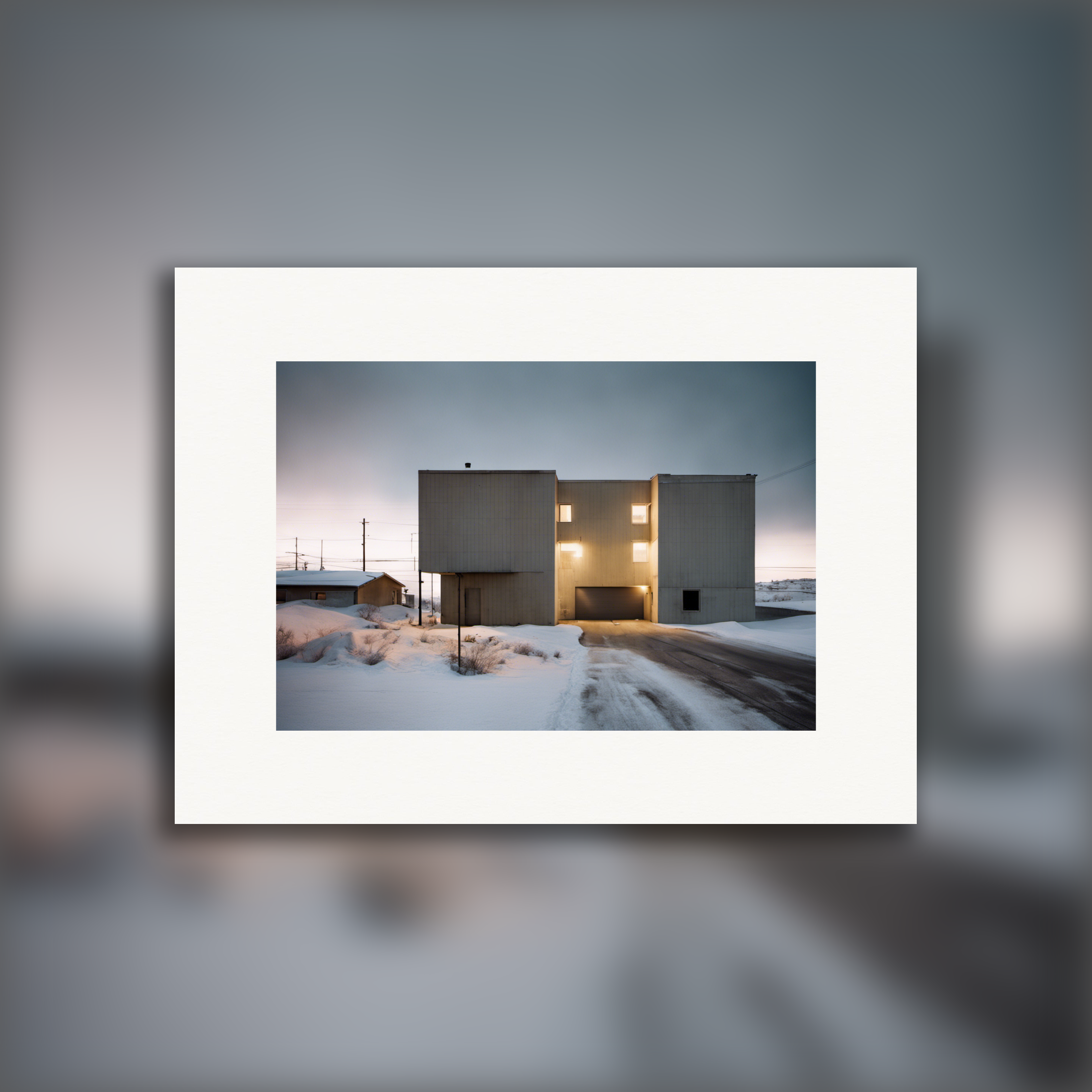 Fotografie urbane astratte che enfatizzano i giochi di luce e ombra - Poster