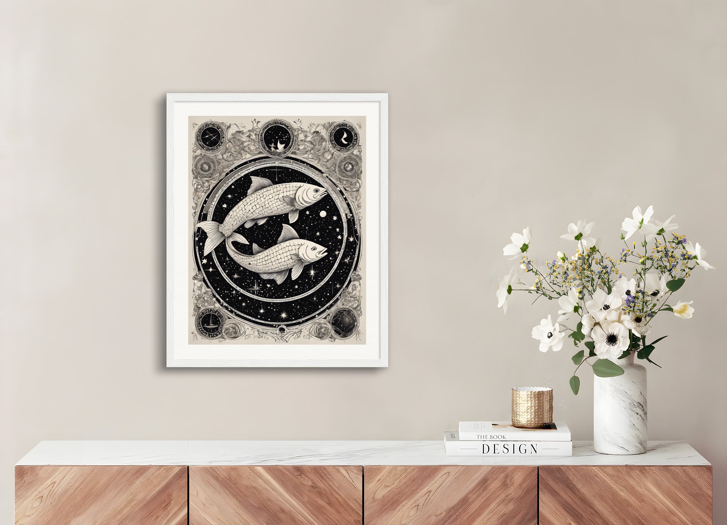 Poster with wood frame: ,