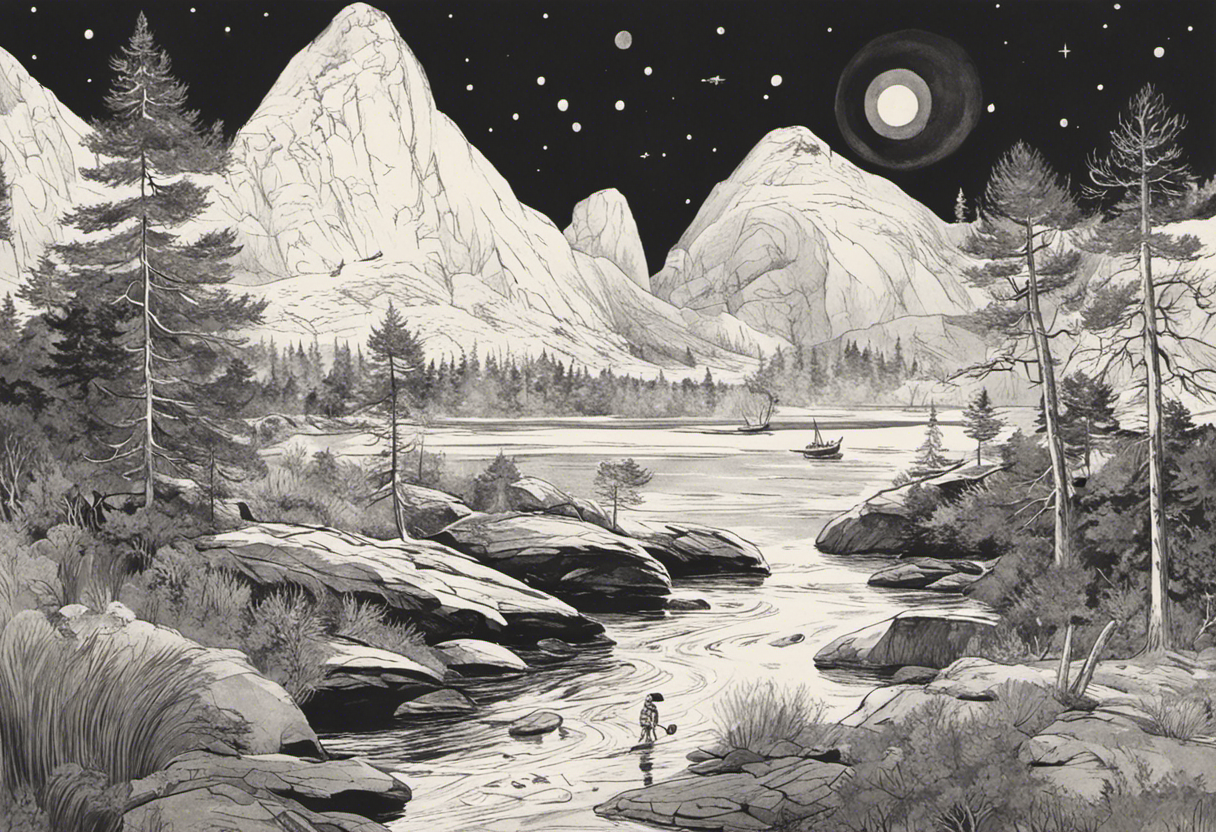 Paesaggio dei Moomins - Poster