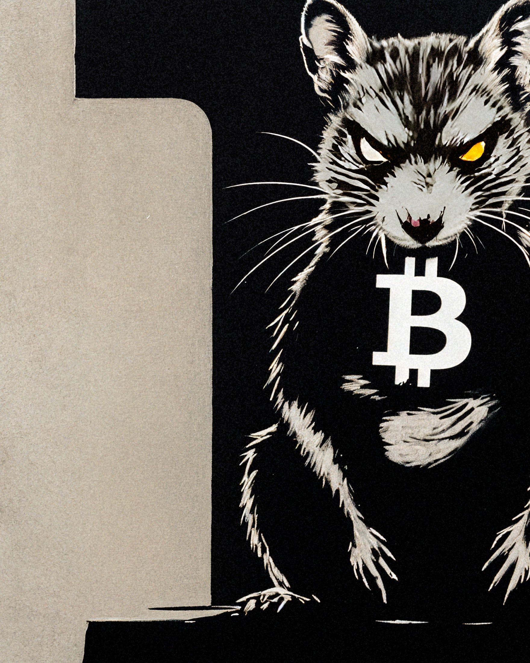 Poster Bitcoin, Il Topo
