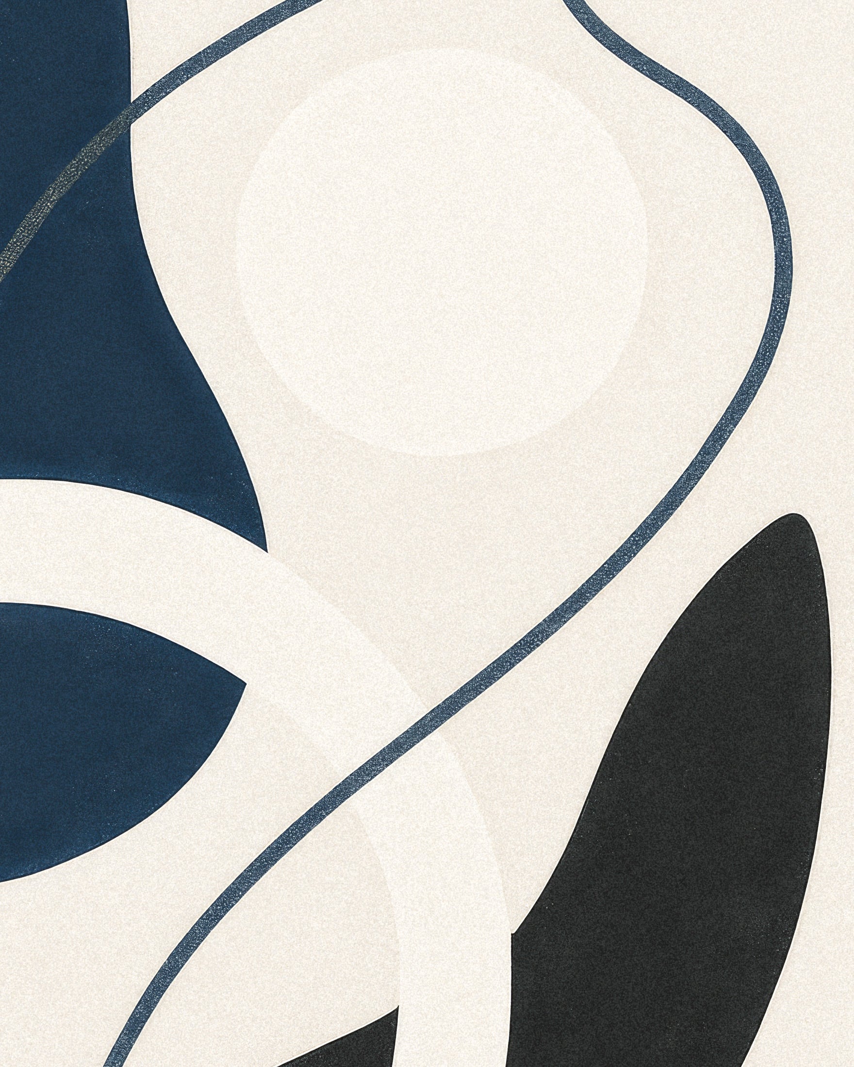 Inflections 04 – stampe astratte con curve e contrasti