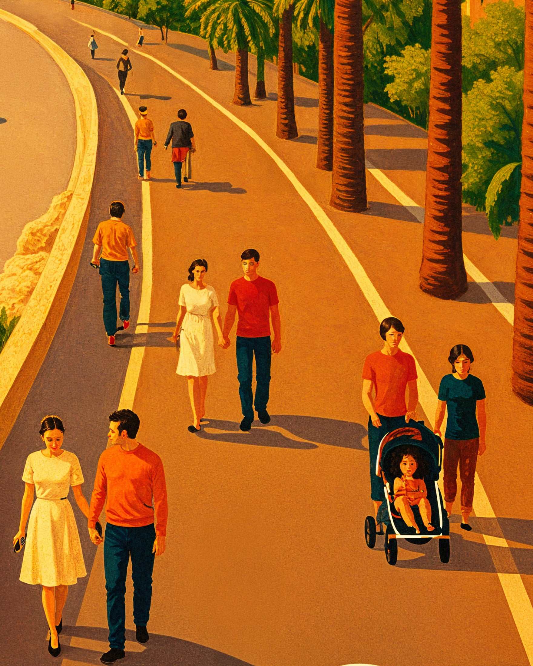 Poster della Bella Promenade – Riviera Francese