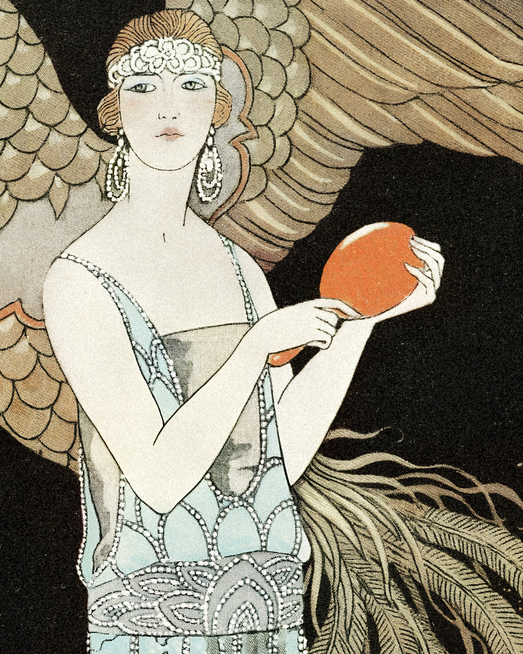 "Sortilèges" di Georges Barbier (1922) - Stampa Art Deco Poster