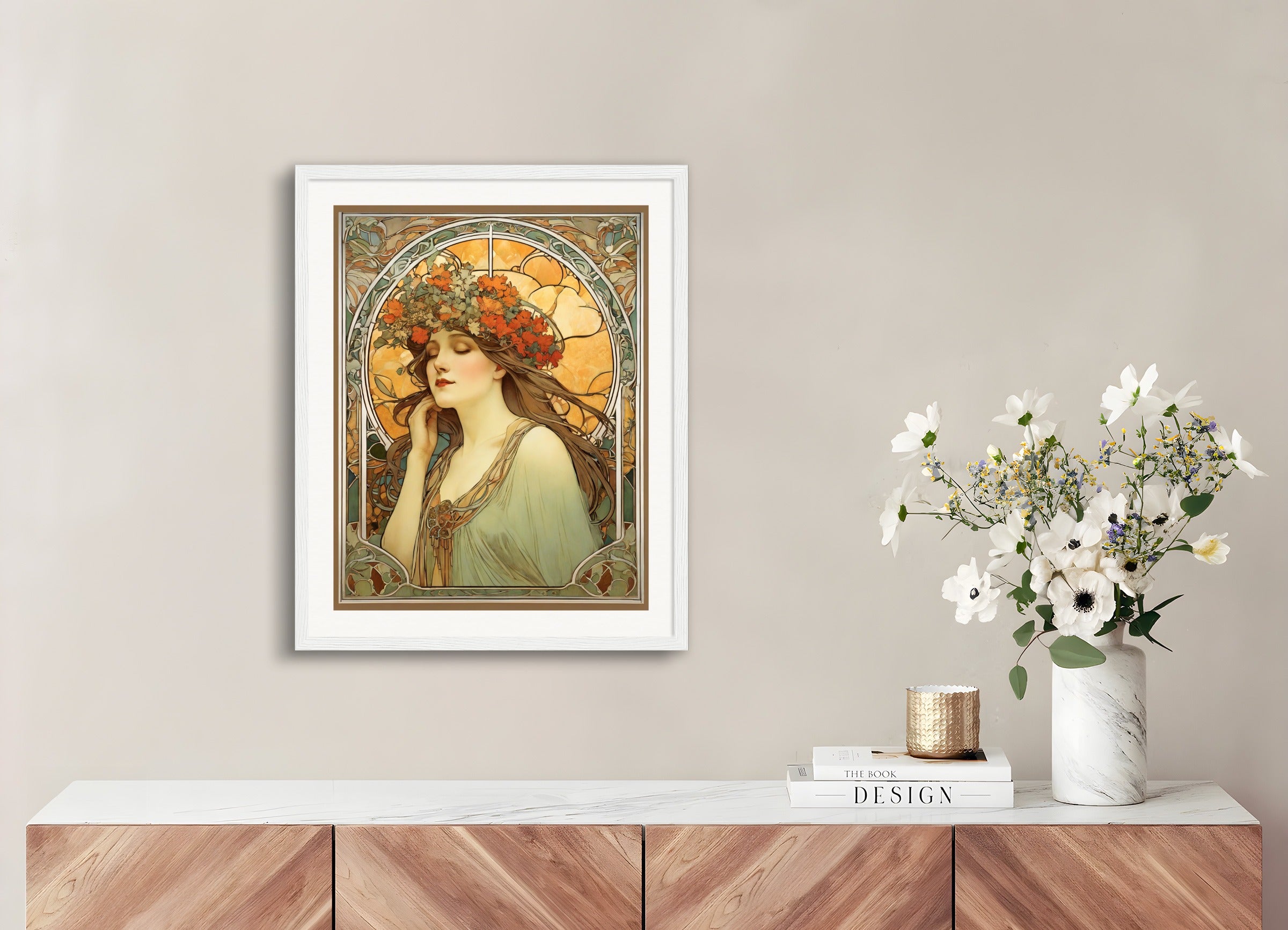 Poster with wood frame: ,