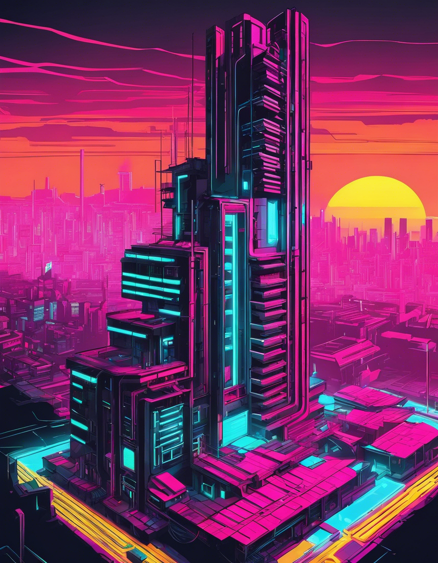 Neon punk, Starlight city - Poster