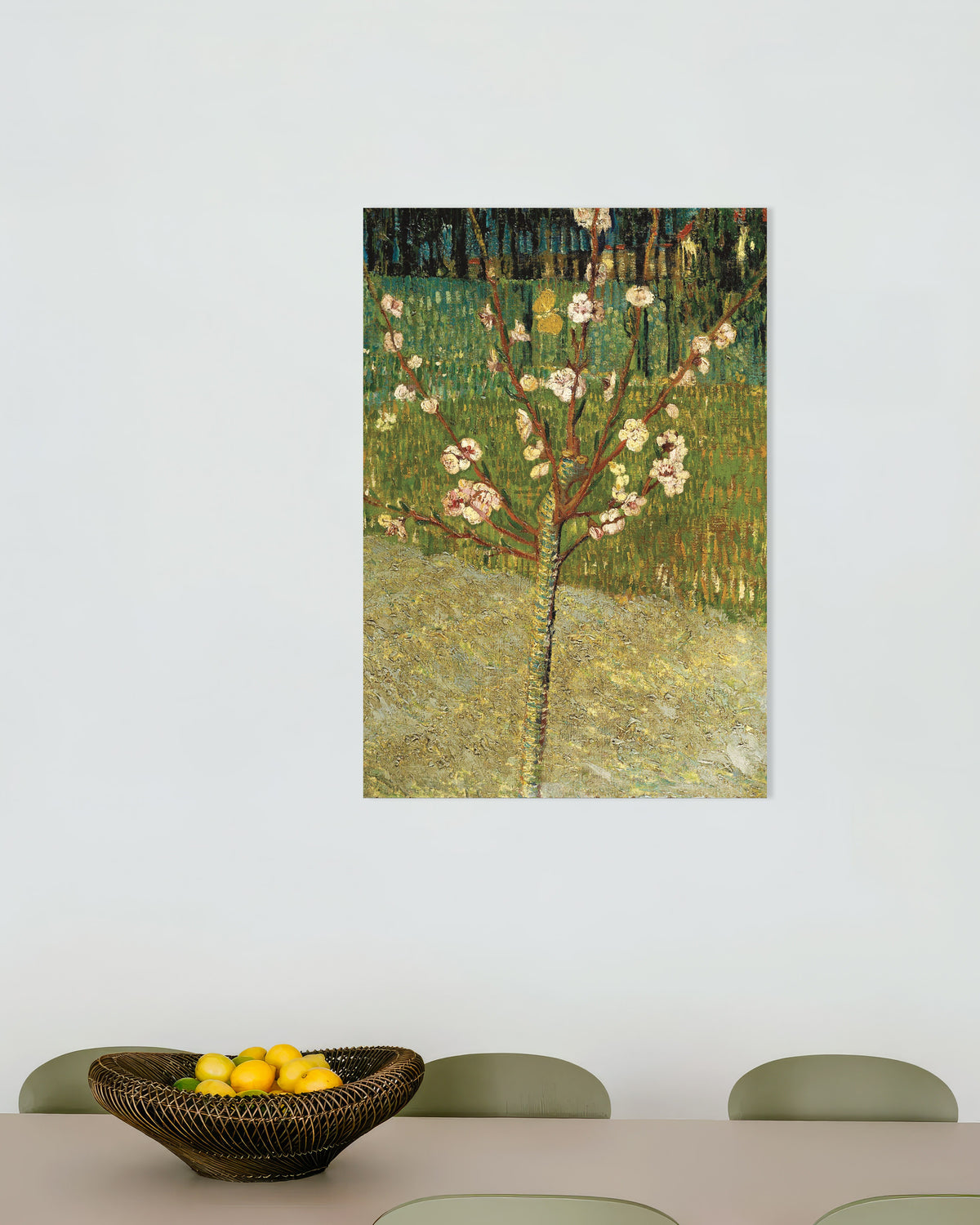 Poster di Mandorlo in fiore (1888) di Vincent van Gogh