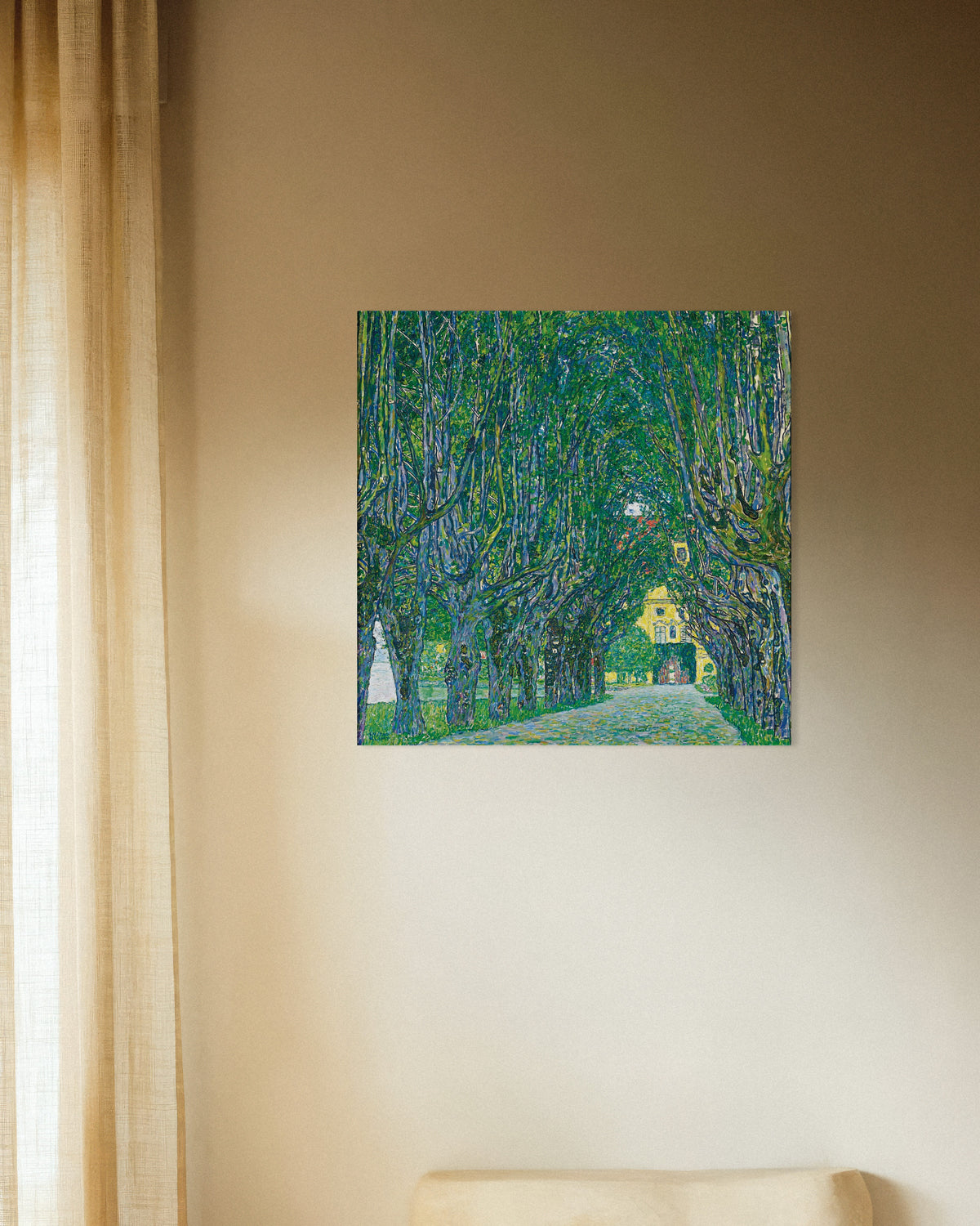 Poster Viale verso il castello di Kammer (1912) di Gustav Klimt