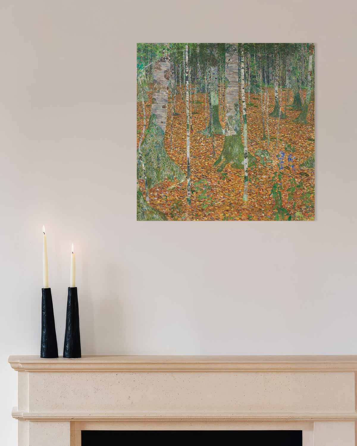 Poster Bosco di betulle (1903) di Gustav Klimt