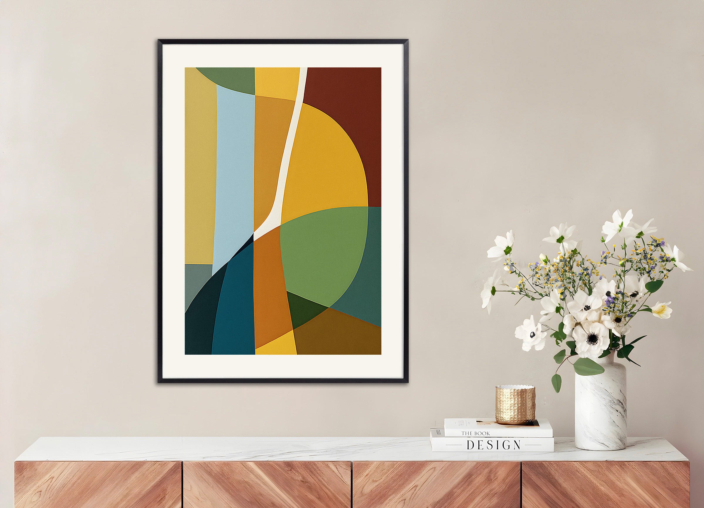 Poster of Colorful Abstract Art Print