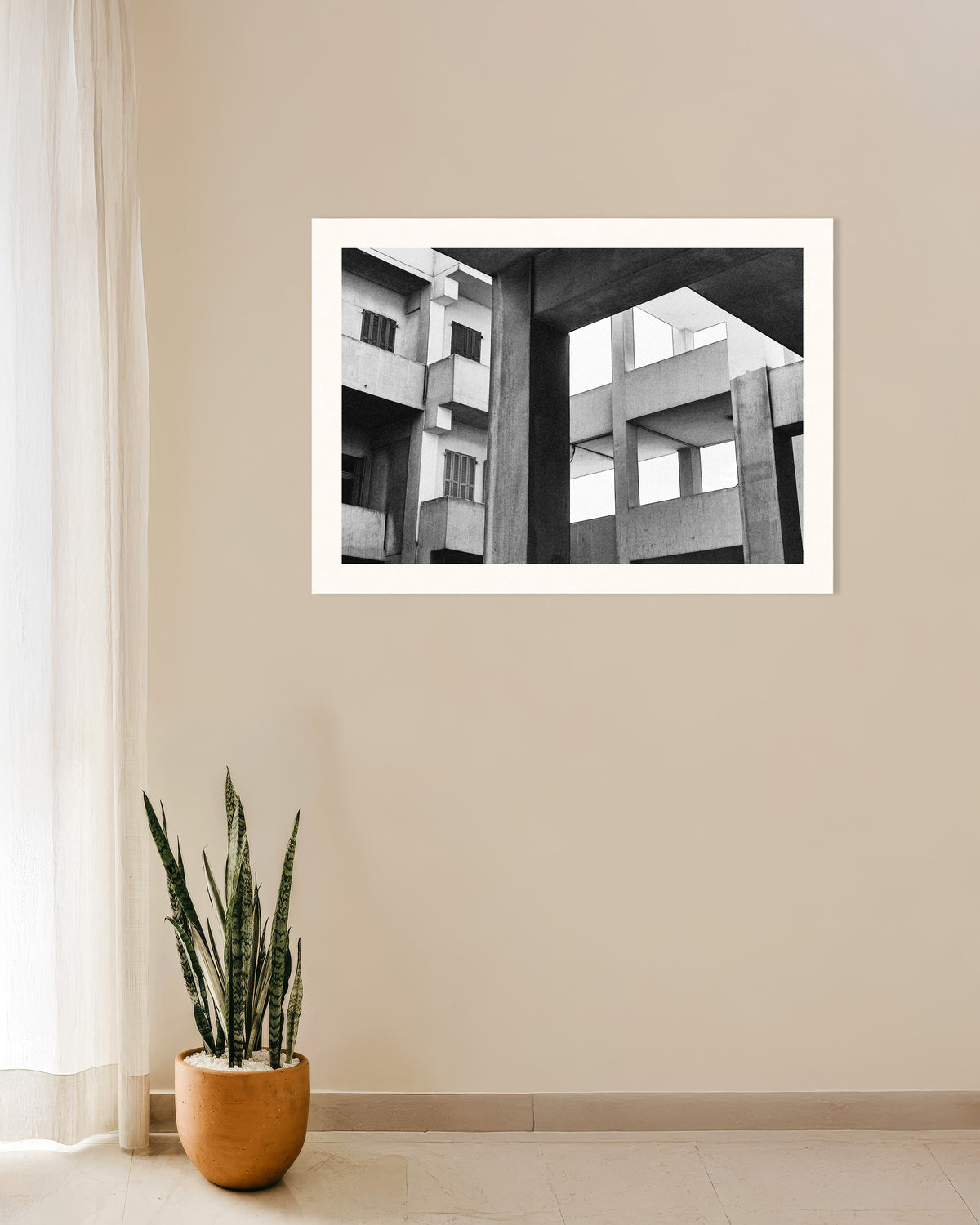 Poster «Cornici e persiane in cemento»