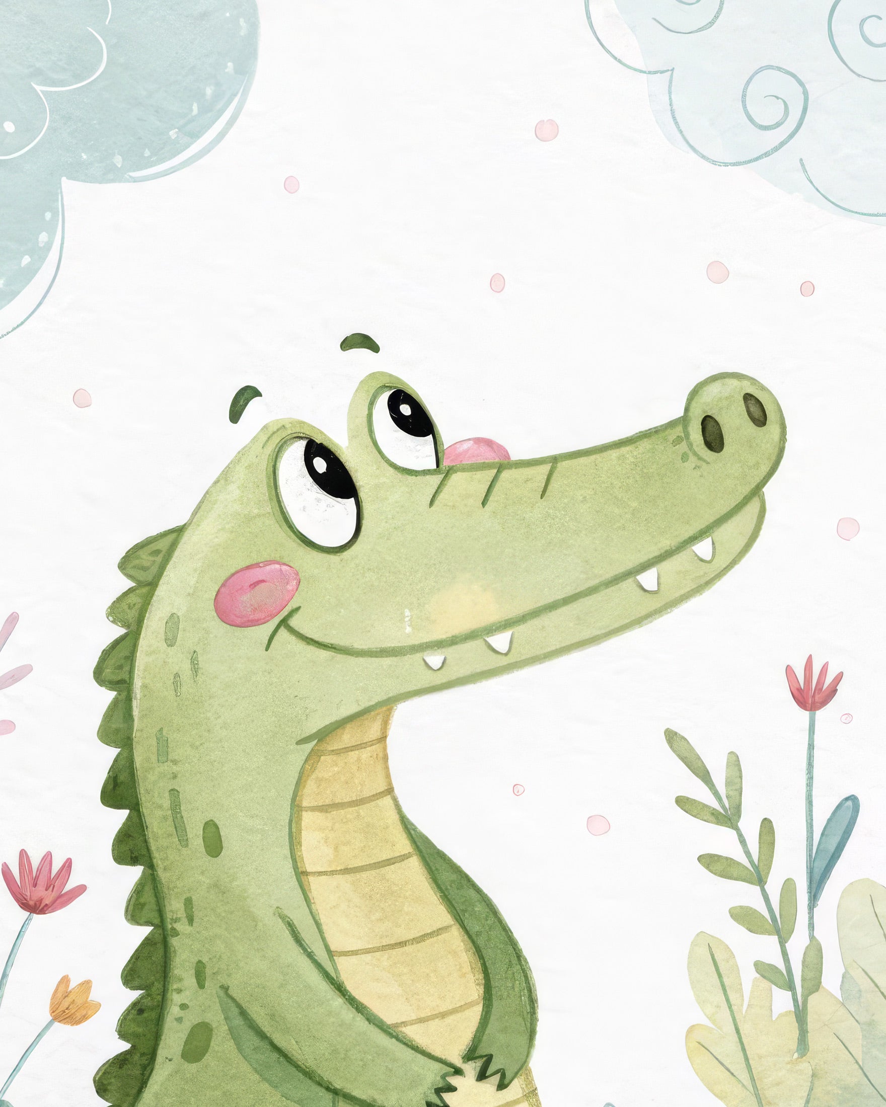 Poster Coccodrillo - Stampe per Cameretta Safari