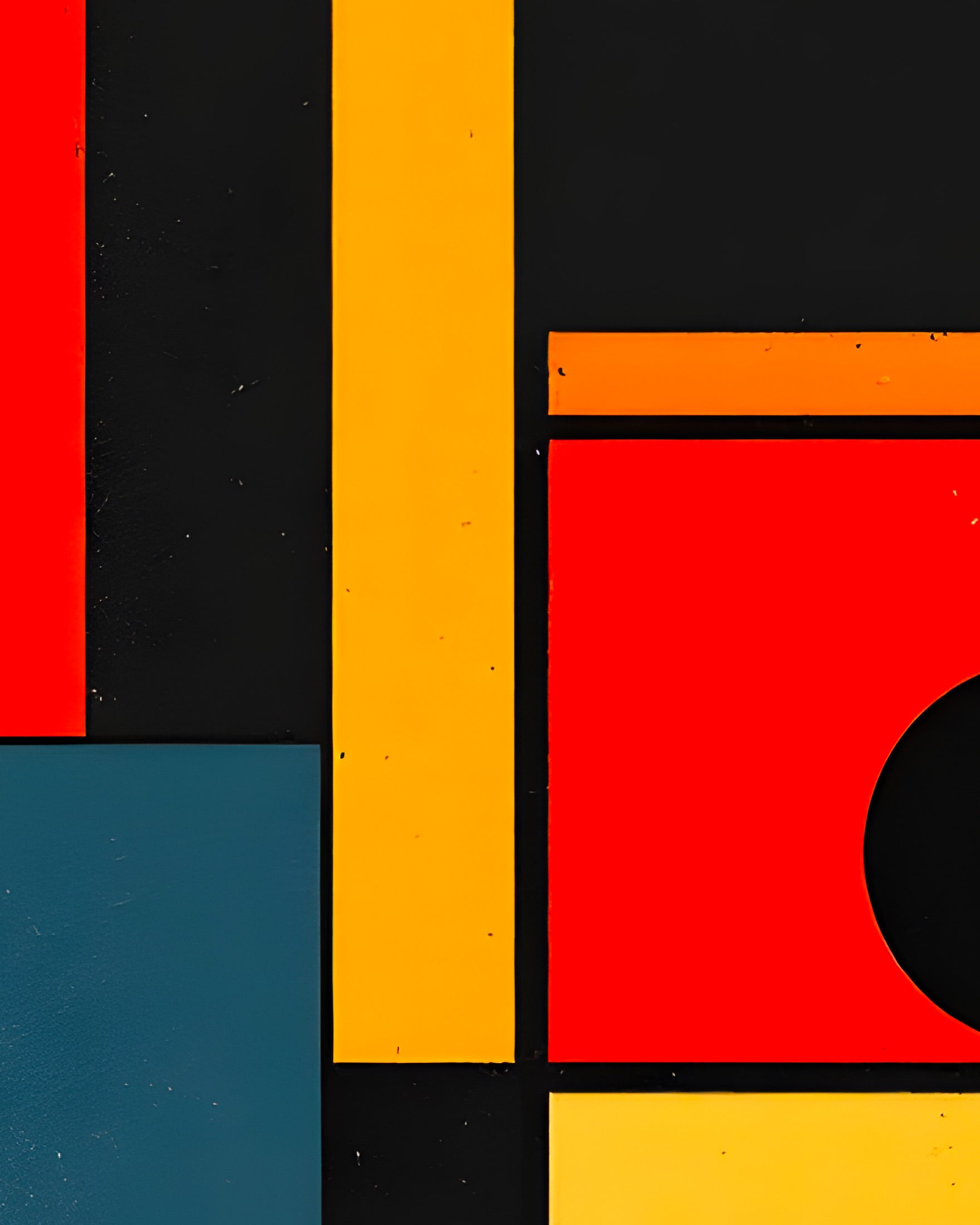 De Stijl Art, una serie di pattern geometrici - Poster