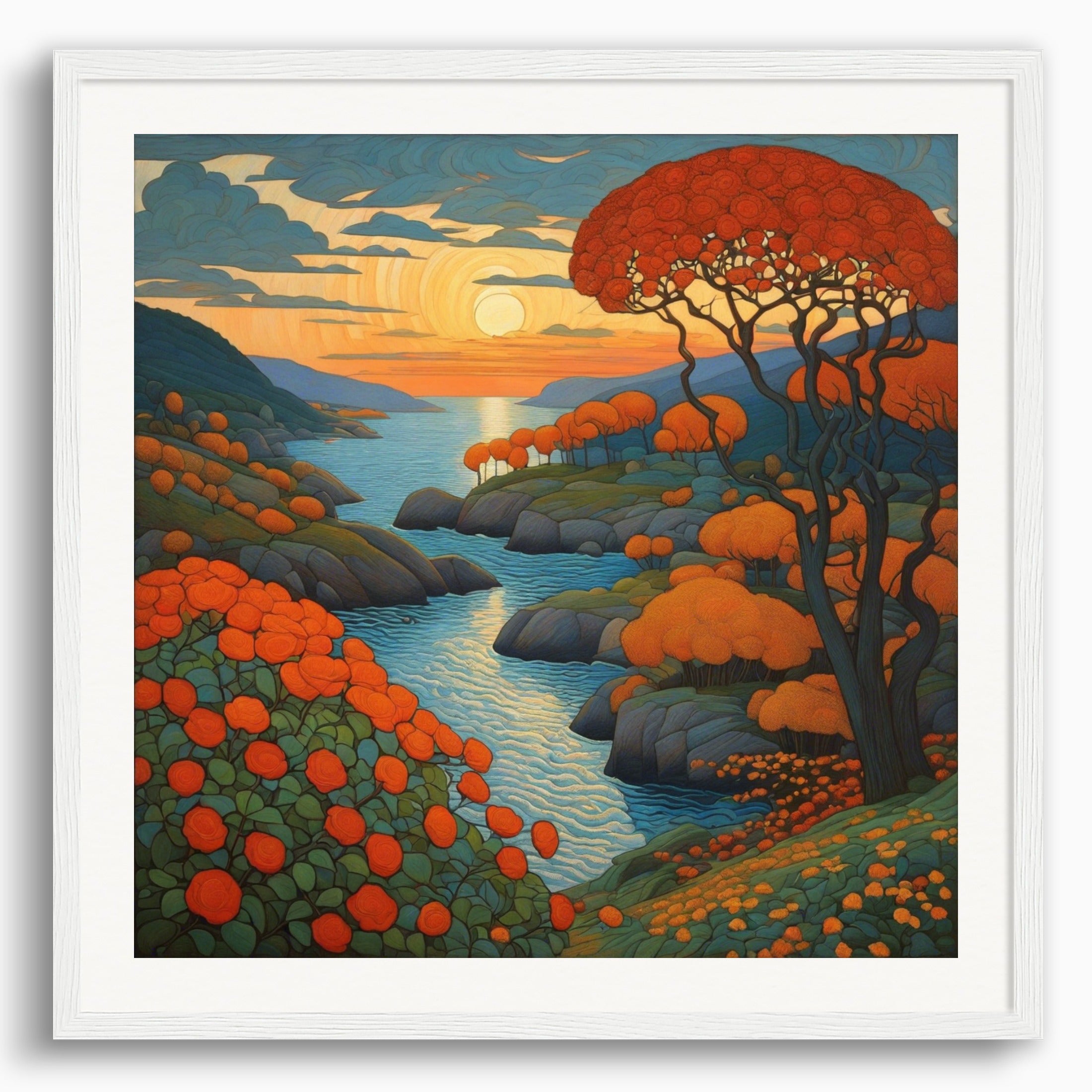 Poster: Georges Lacombe, Fleurs de venis