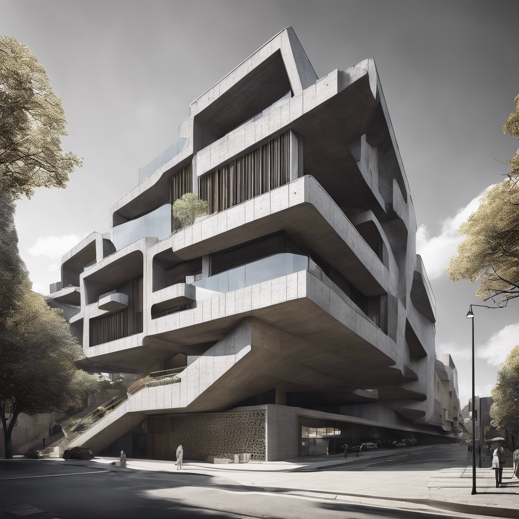 Tardo modernismo, architettura brutalista - Poster