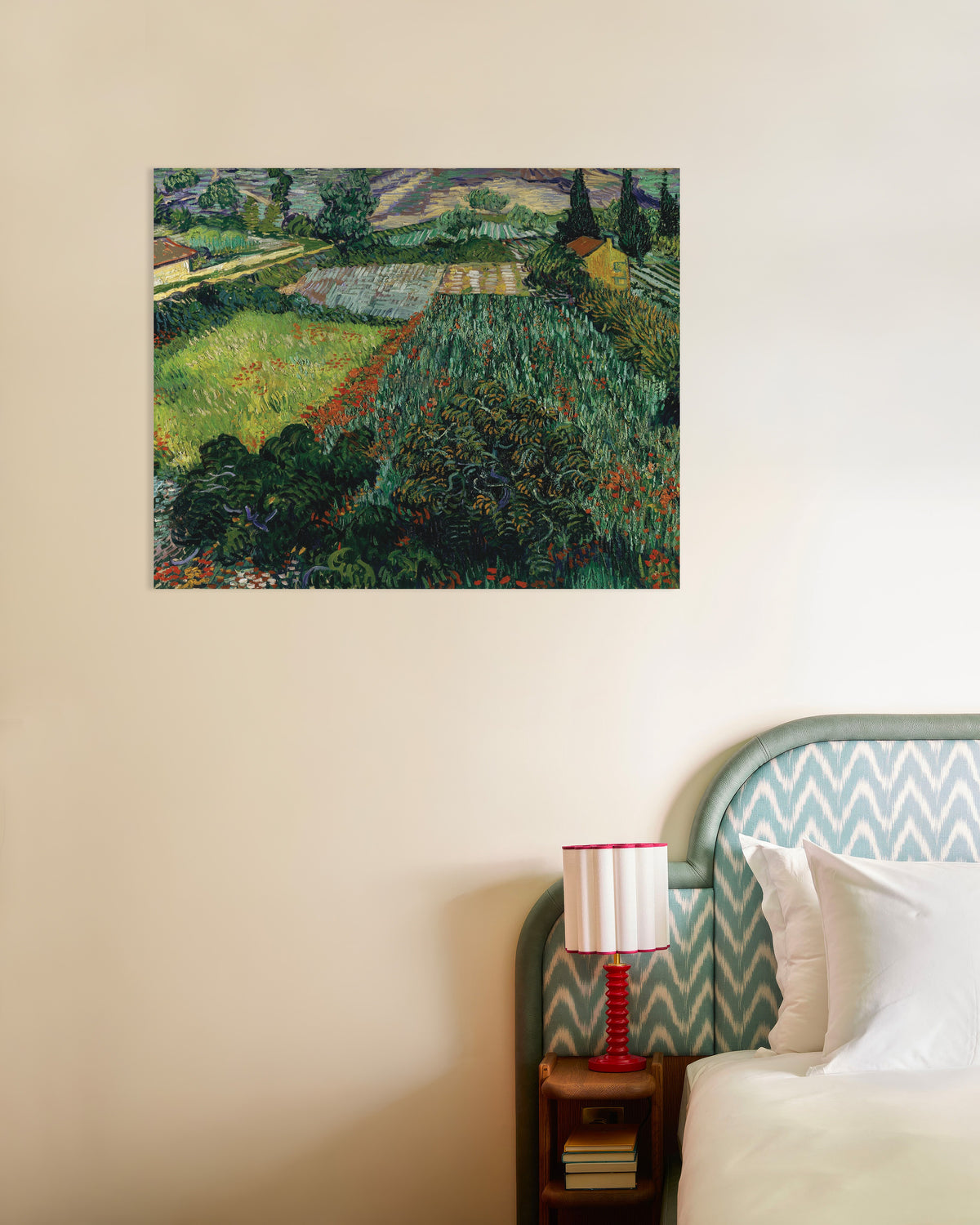 Poster di Campo di papaveri (1889) di Vincent van Gogh