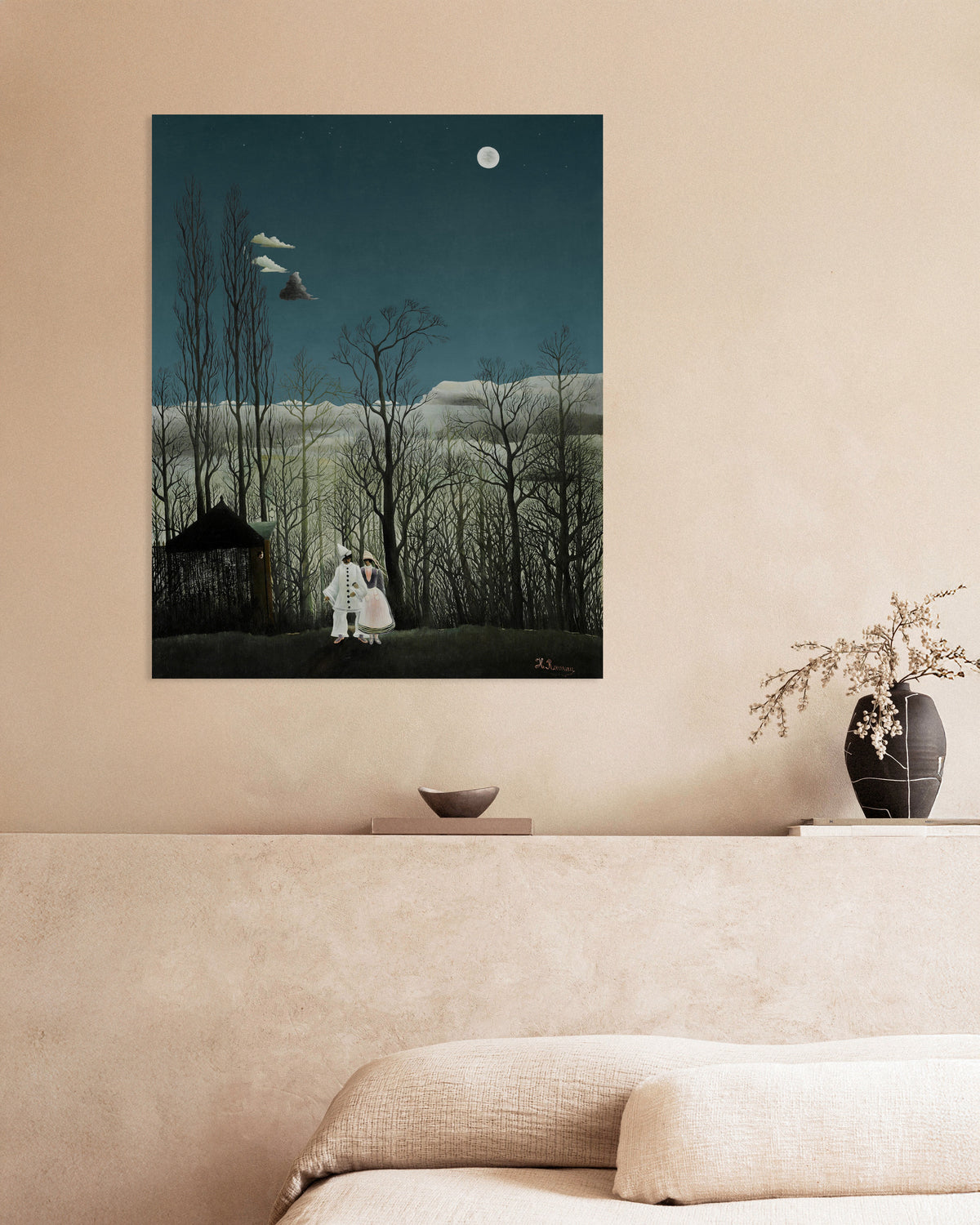 Poster di Henri Rousseau - Una sera di Carnevale (dettaglio)