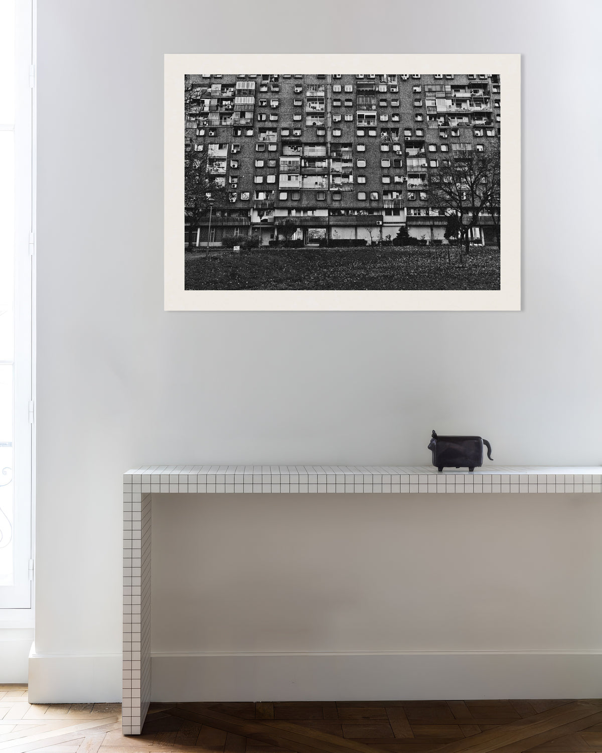 Poster «Complesso residenziale in autunno»