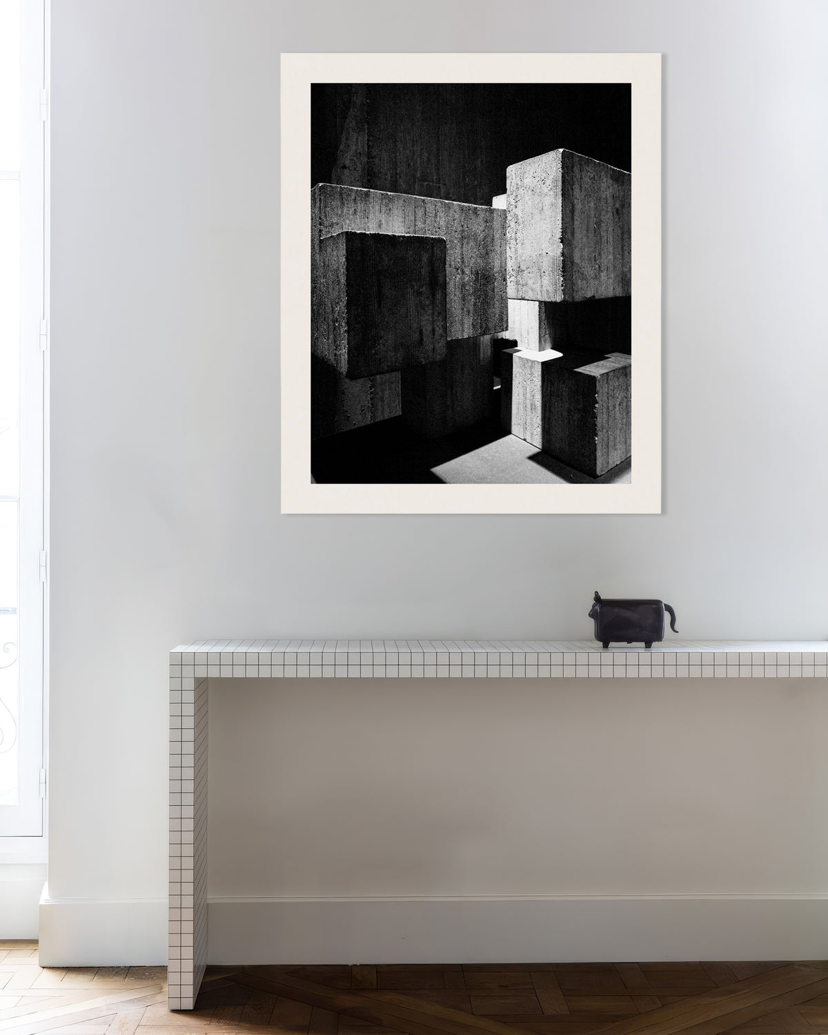 Poster «Cubi di cemento a incastro»