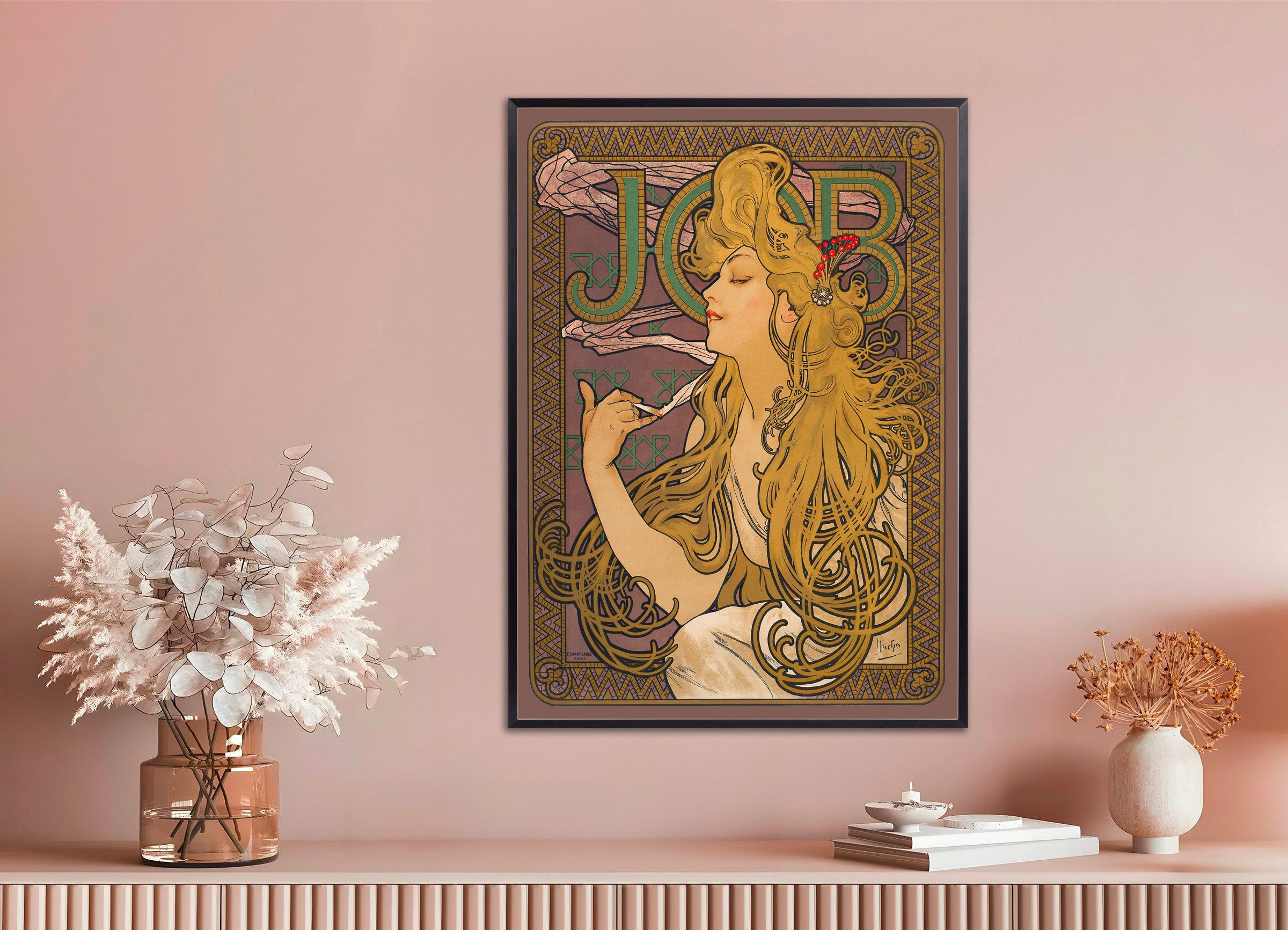 Lavoro (1896) di Alfons Mucha - Poster