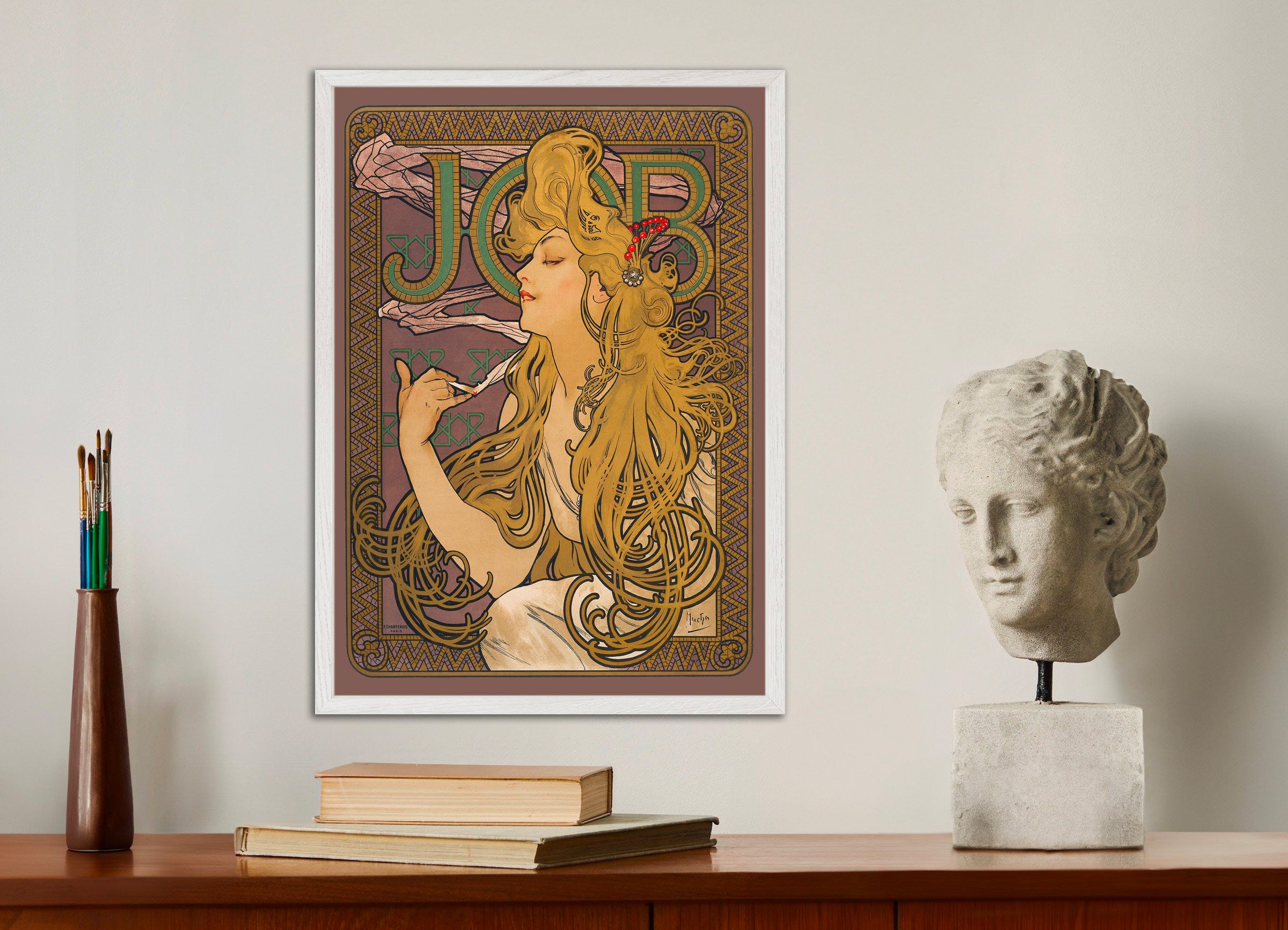 Lavoro (1896) di Alfons Mucha - Poster
