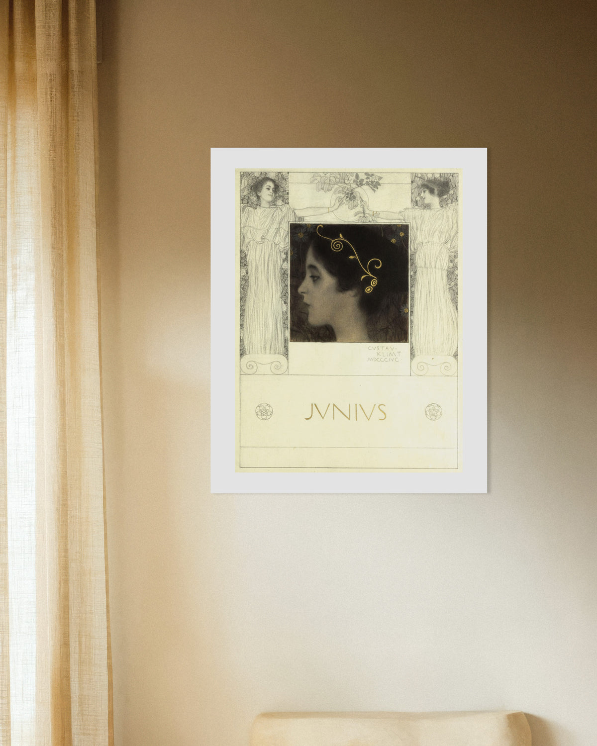 Poster Junius (1896) di Gustav Klimt