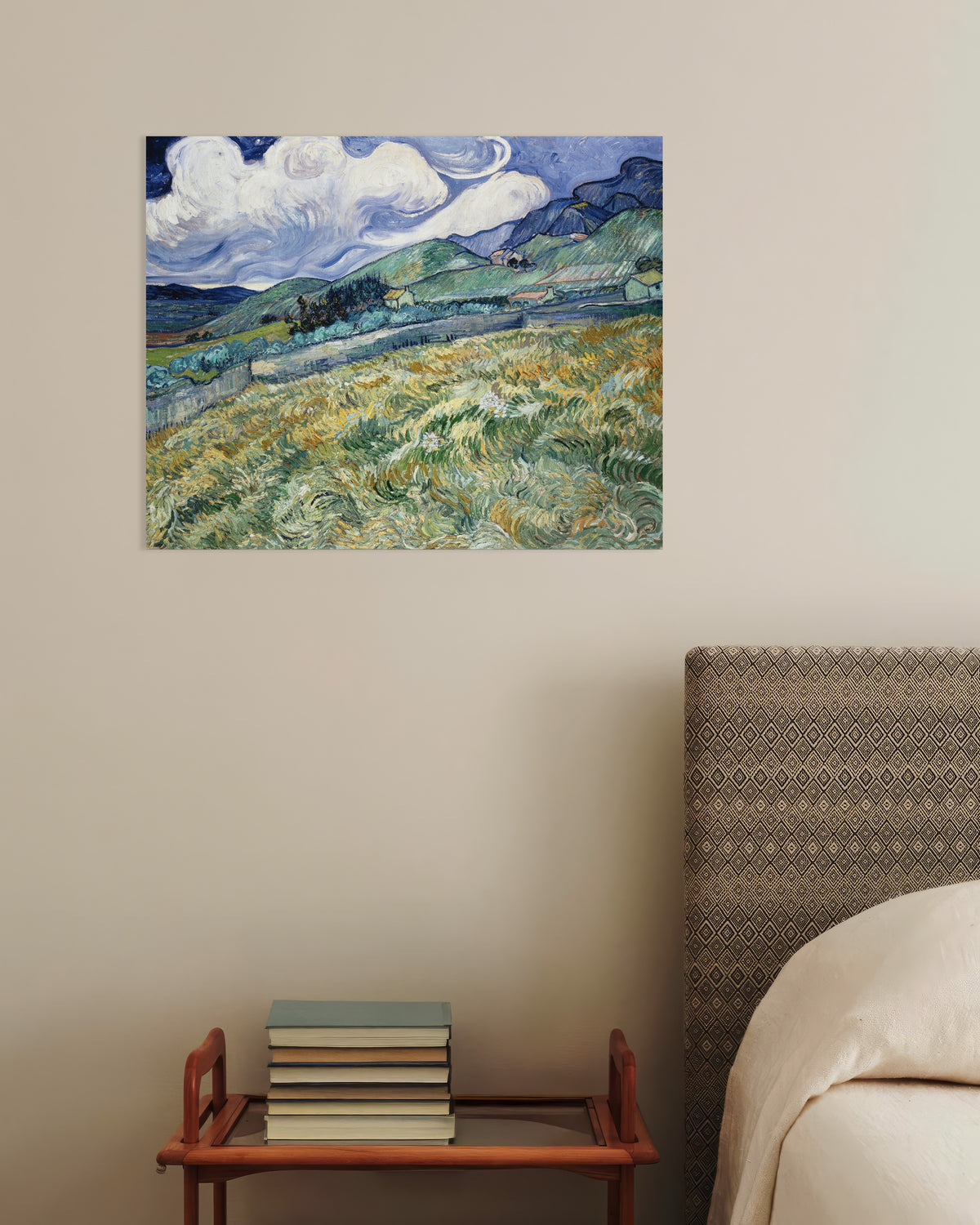 Poster di Paesaggio di Saint-Rémy (1889) di Vincent van Gogh