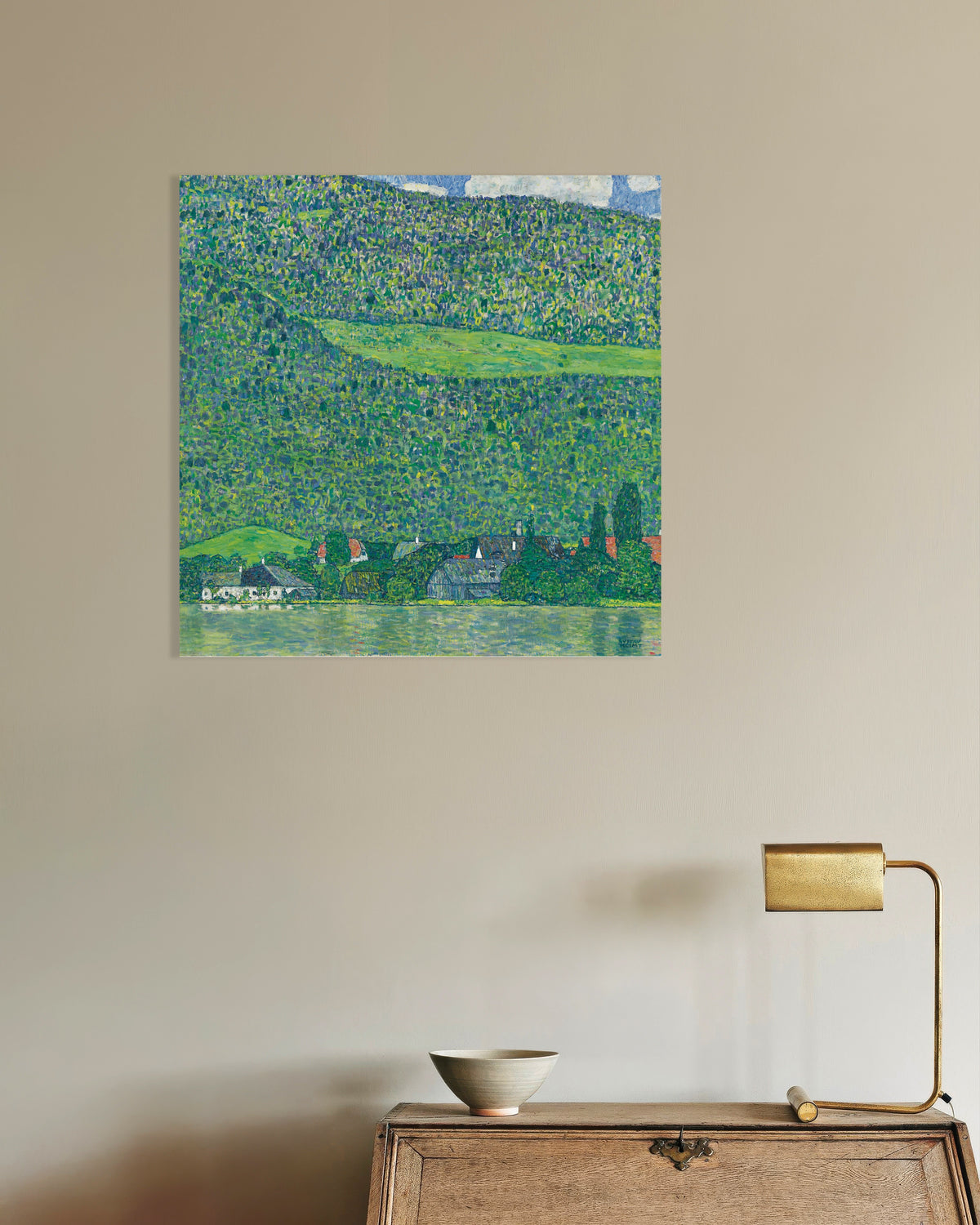 Poster di Litzlberg sul lago Attersee (1914–1915) di Gustav Klimt