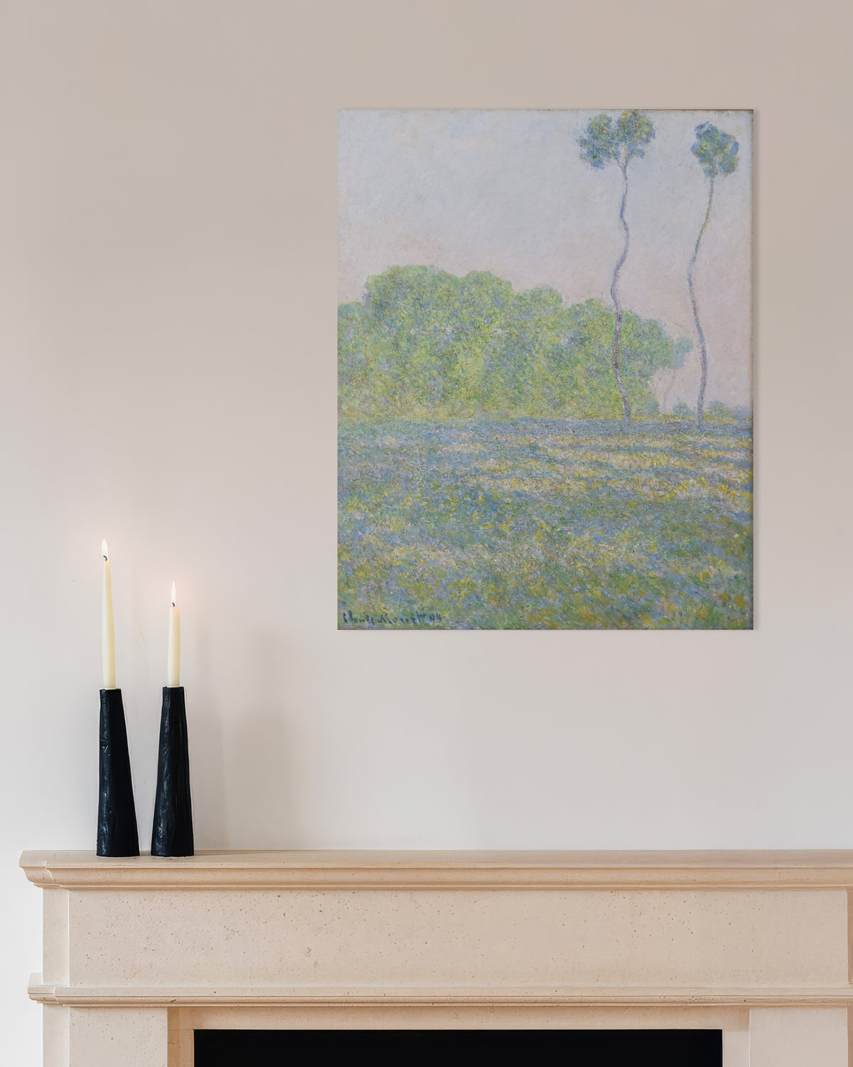 Poster Prato a Giverny (1894) di Claude Monet