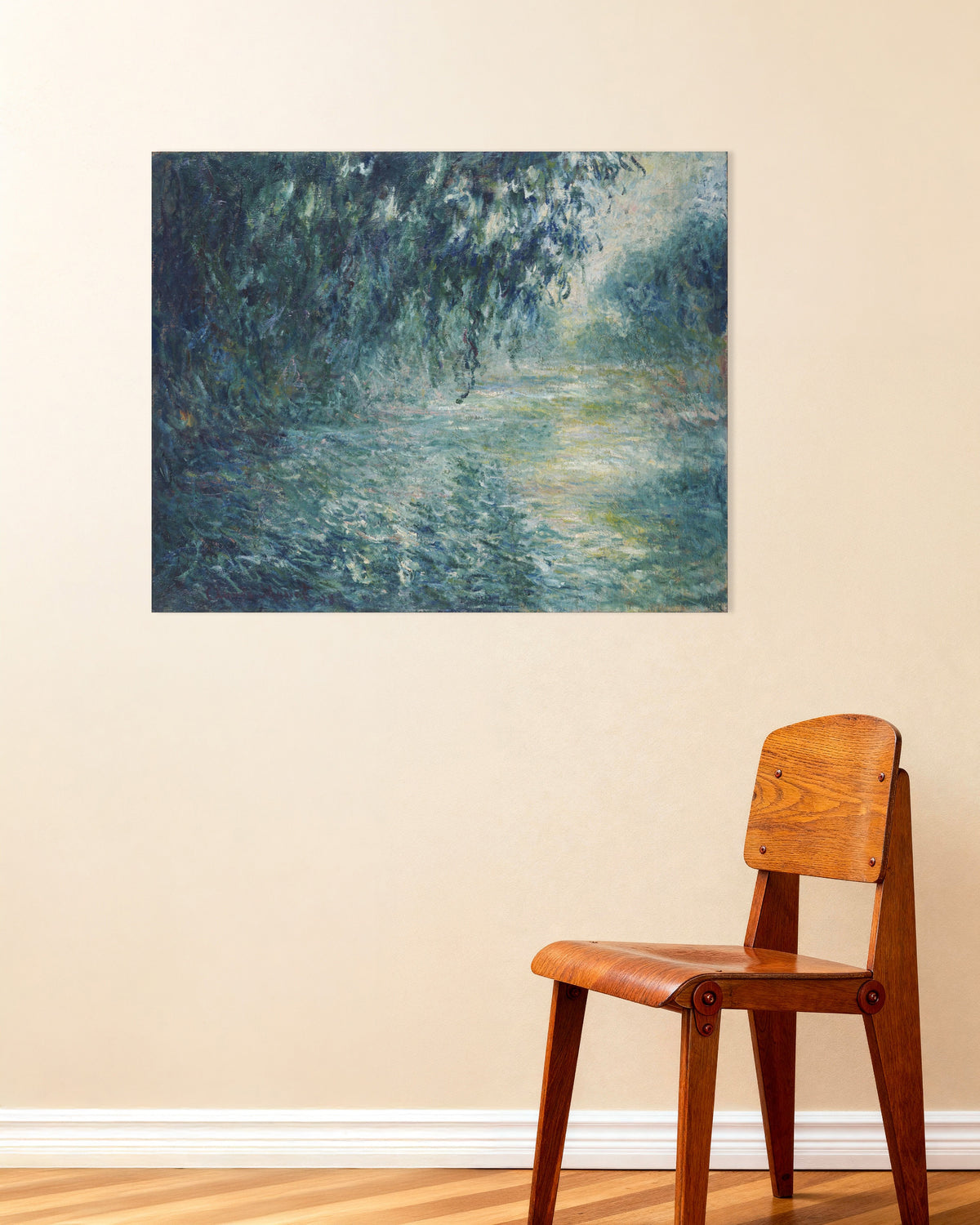 Poster Mattino sulla Senna (1898) di Claude Monet