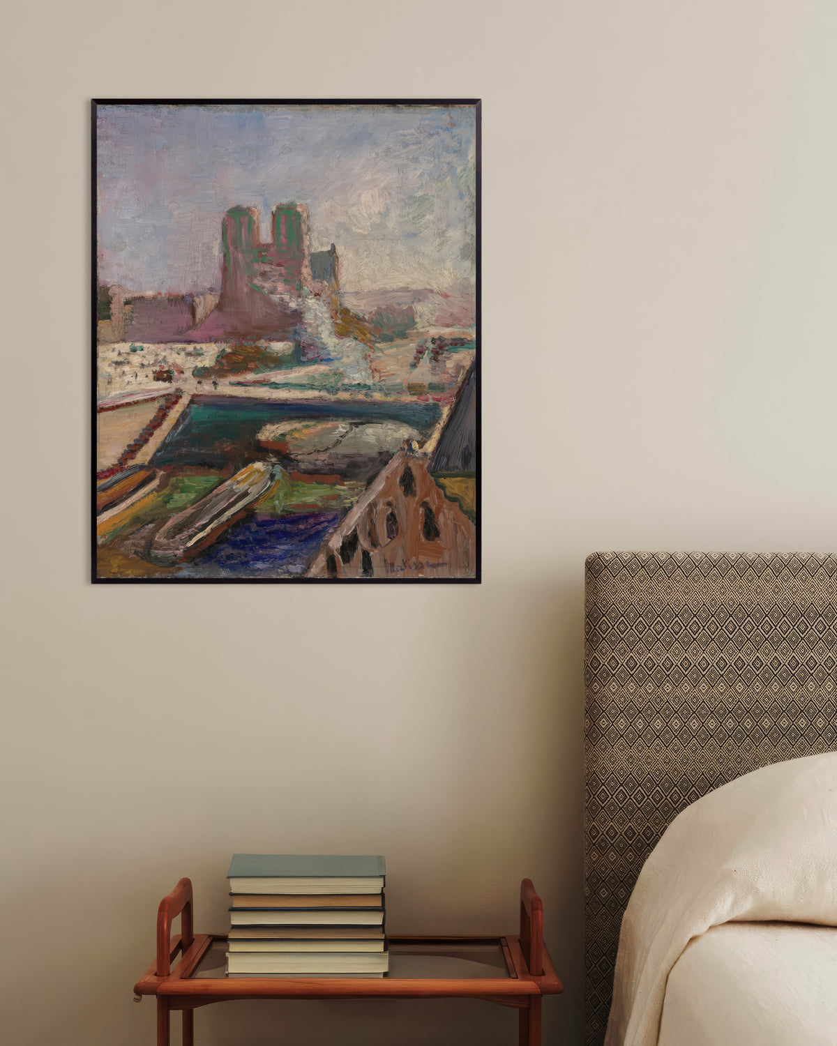 Poster Notre-Dame (1900) — Henri Matisse, con cornice in metallo
