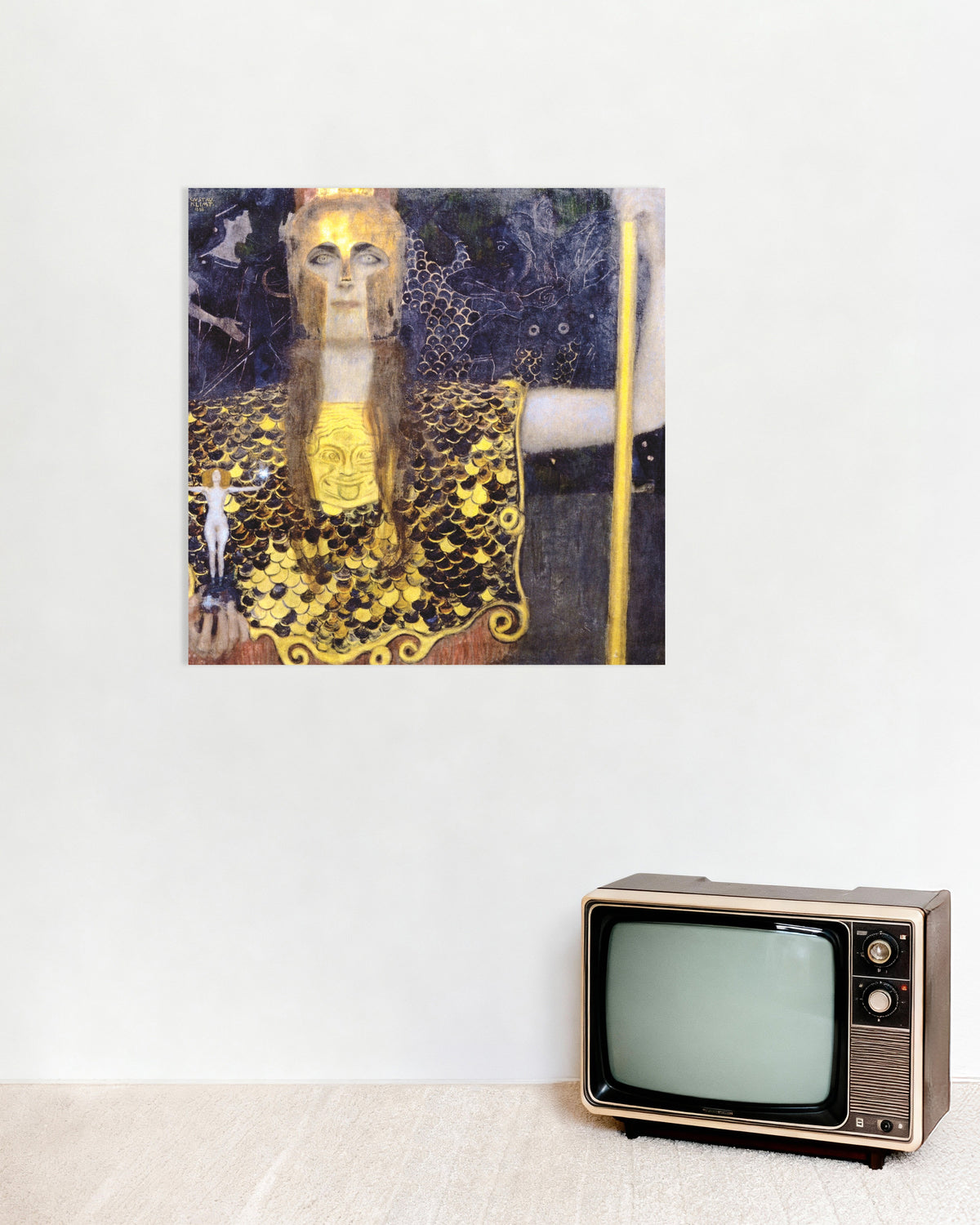 Poster di Pallade Atena (1898) di Gustav Klimt