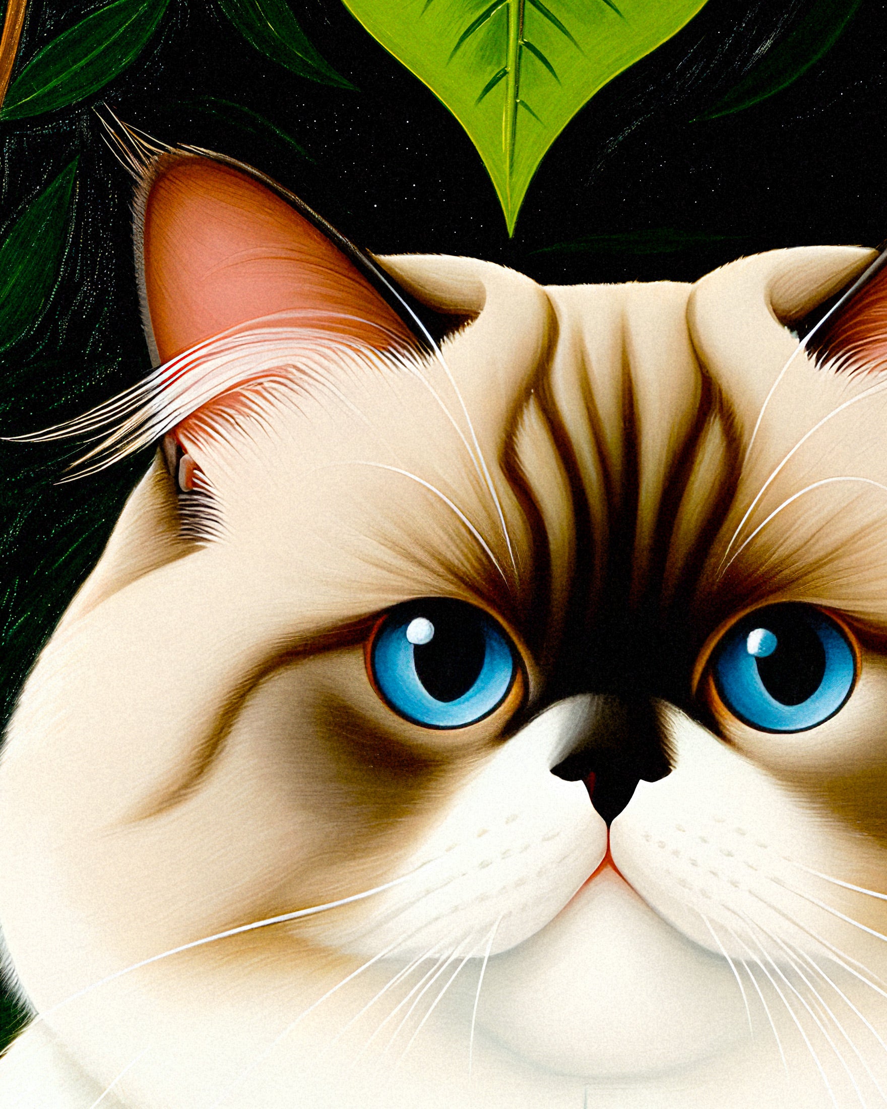 Ritratto di un gatto persiano - Poster