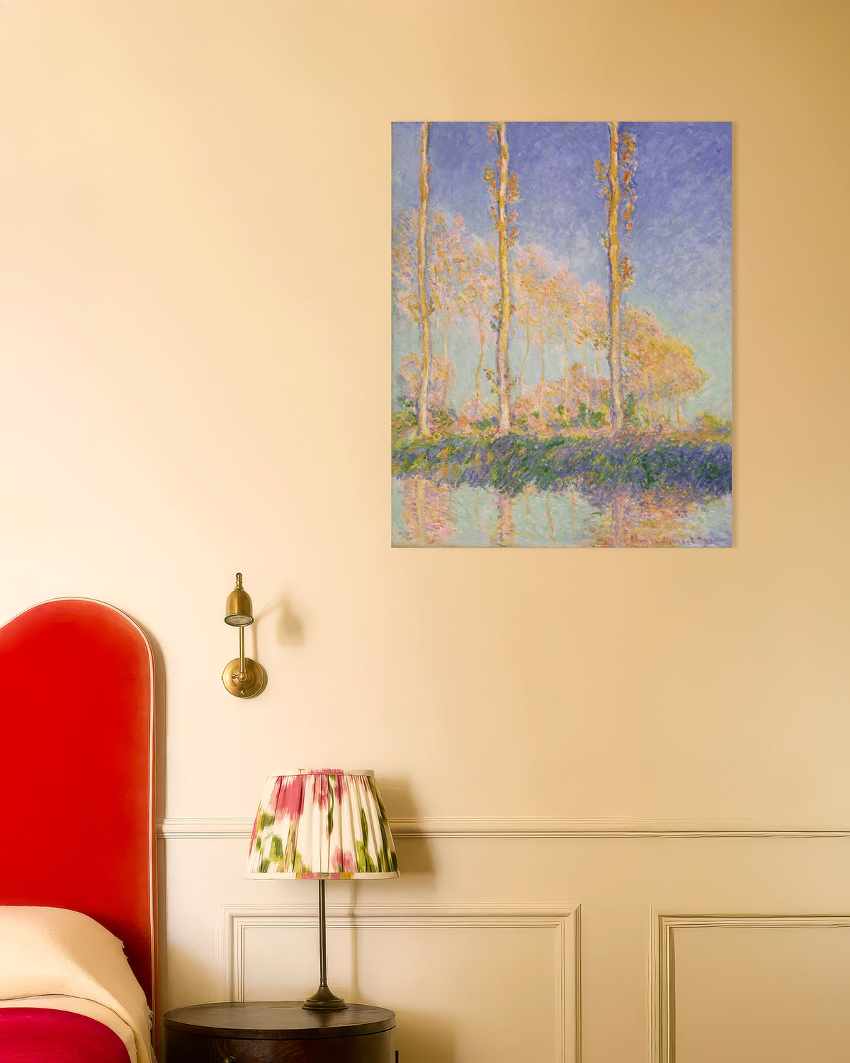 Poster Pioppi (1891) di Claude Monet