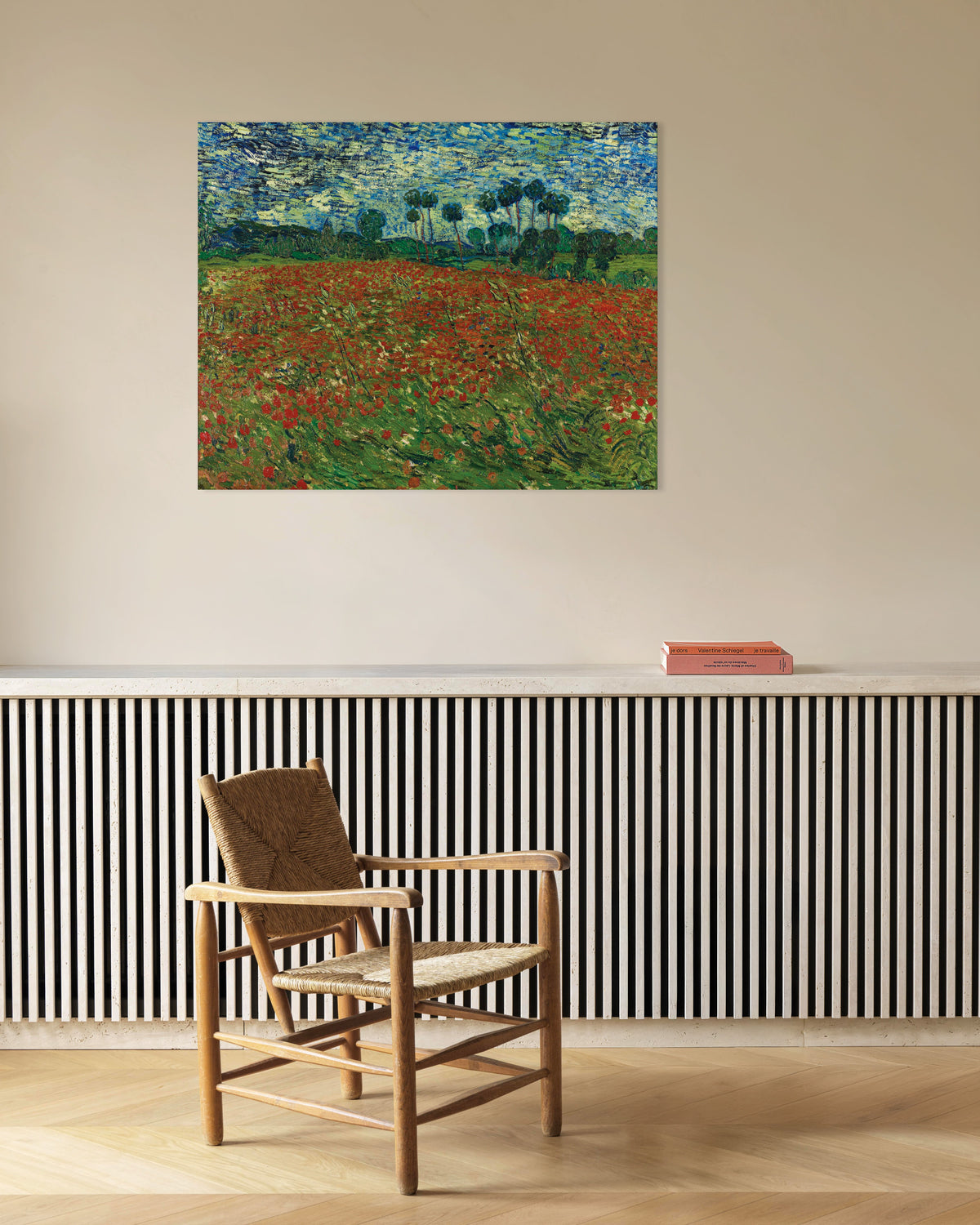 Poster di Campo di papaveri (1890) di Vincent van Gogh