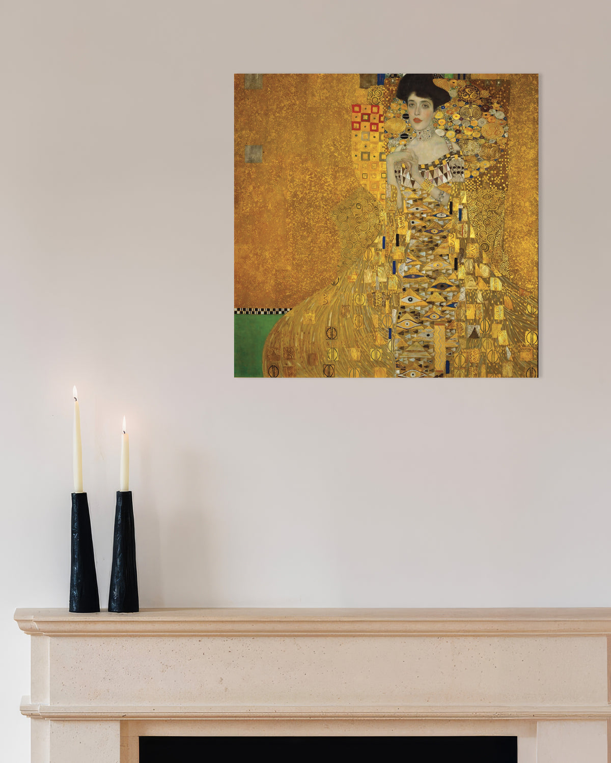 Poster Ritratto di Adele Bloch-Bauer I (1907) di Gustav Klimt