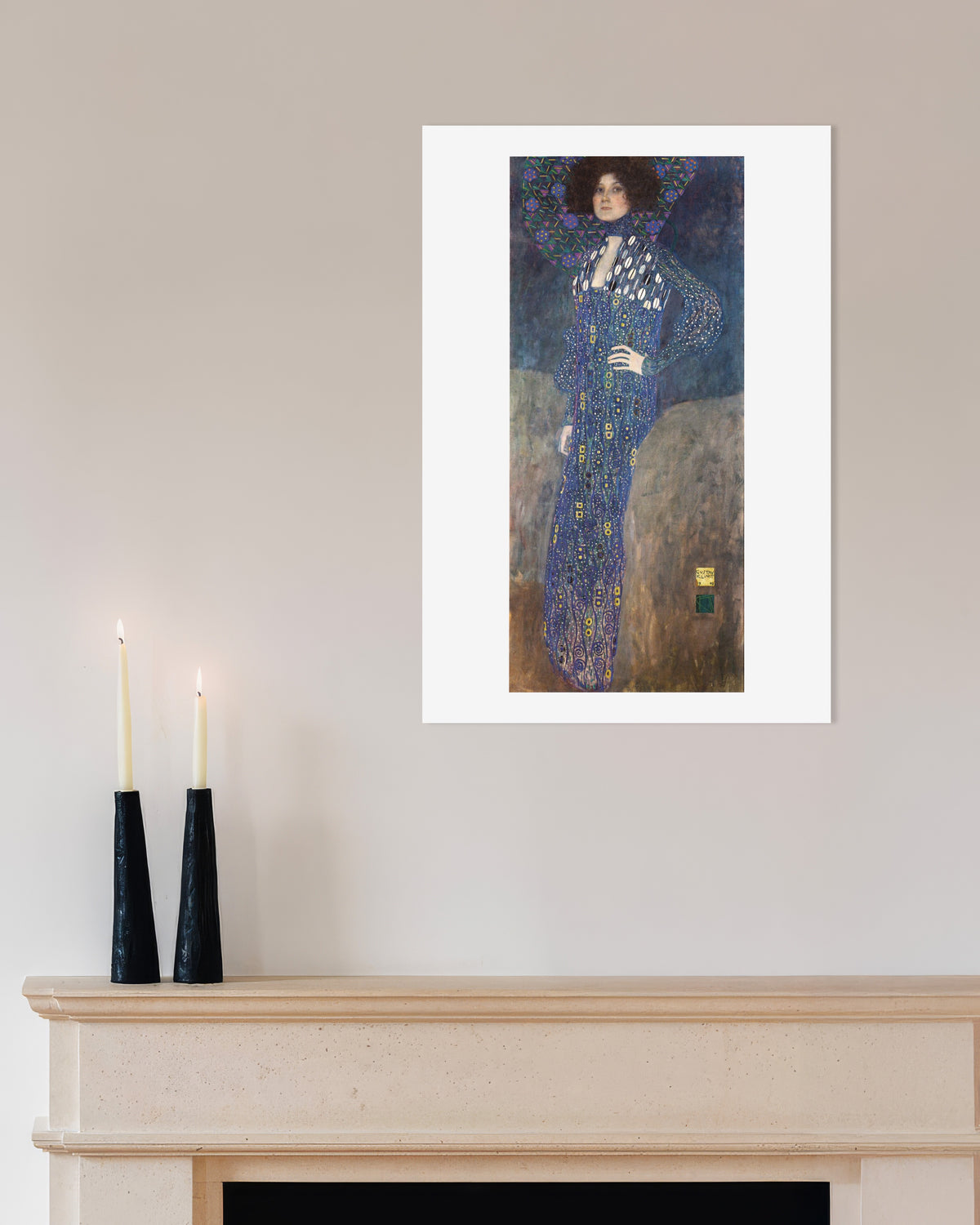 Poster Ritratto di Emilie Flöge (1902) di Gustav Klimt