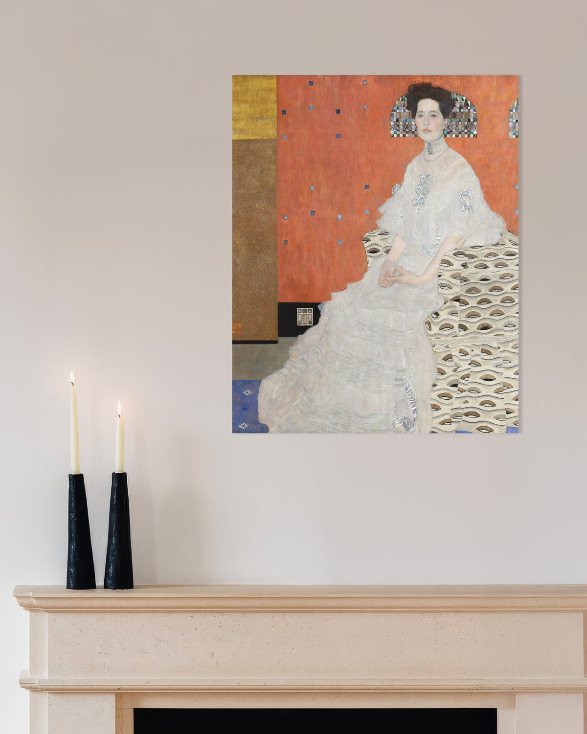 Poster Ritratto di Fritza Riedler (1906) di Gustav Klimt