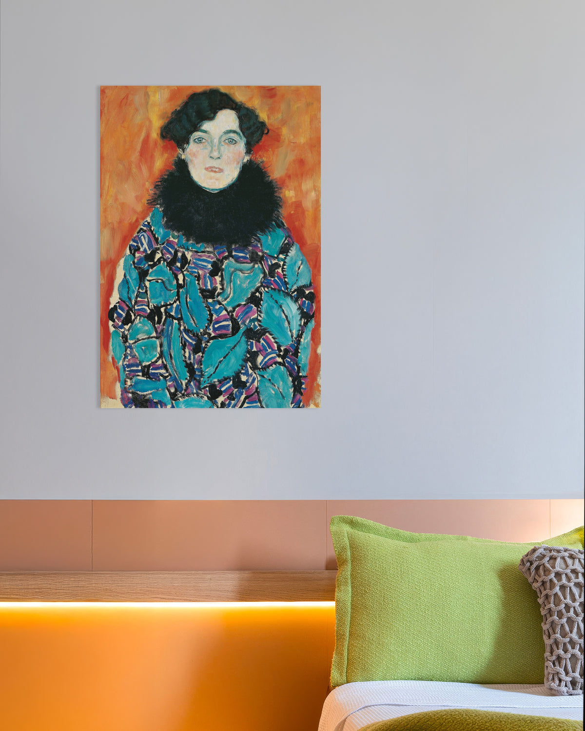 Poster Ritratto di Johanna Staude (1917) di Gustav Klimt