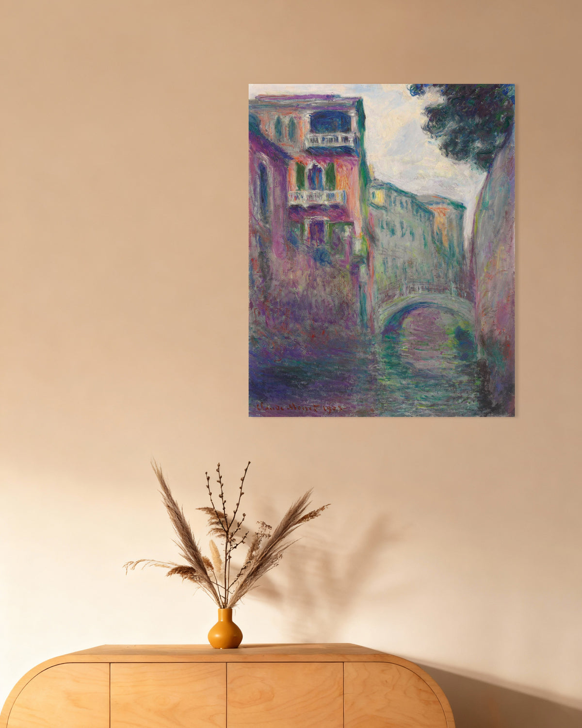 Poster Rio della Salute (1908) di Claude Monet