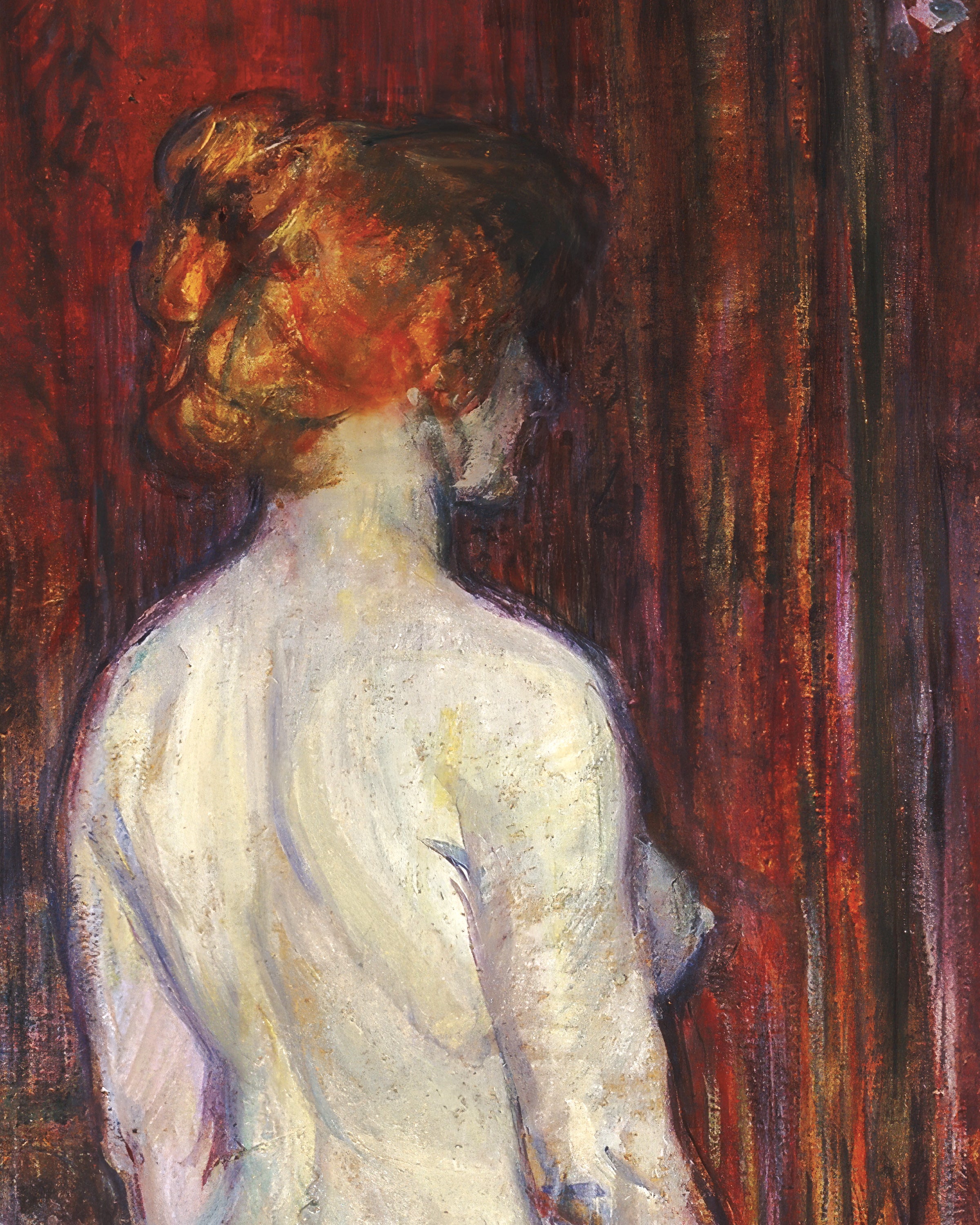 Donna davanti a uno specchio (1897) di Henri de Toulouse-Lautrec Poster