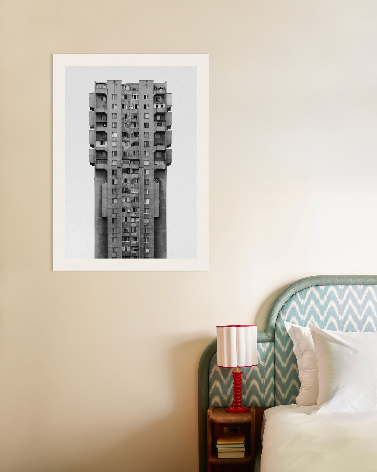 Poster «Grattacielo di cemento solitario»