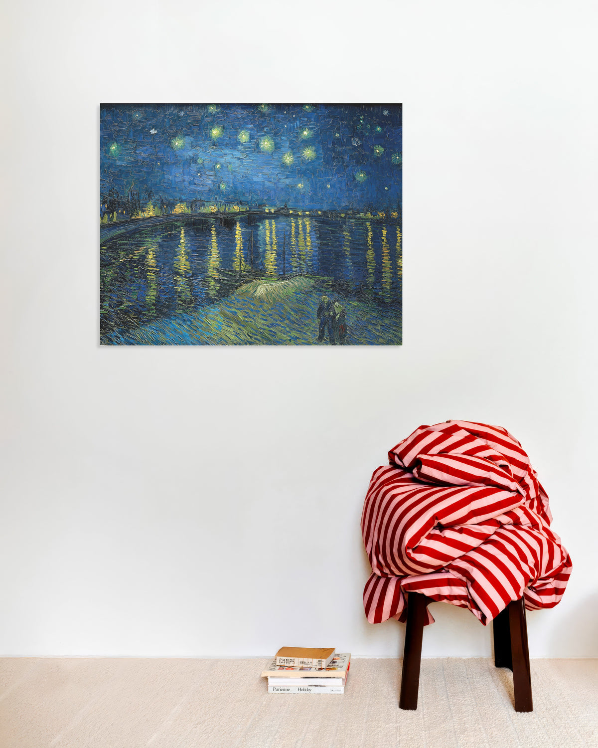Poster di Notte stellata sul Rodano (1888) di Vincent van Gogh