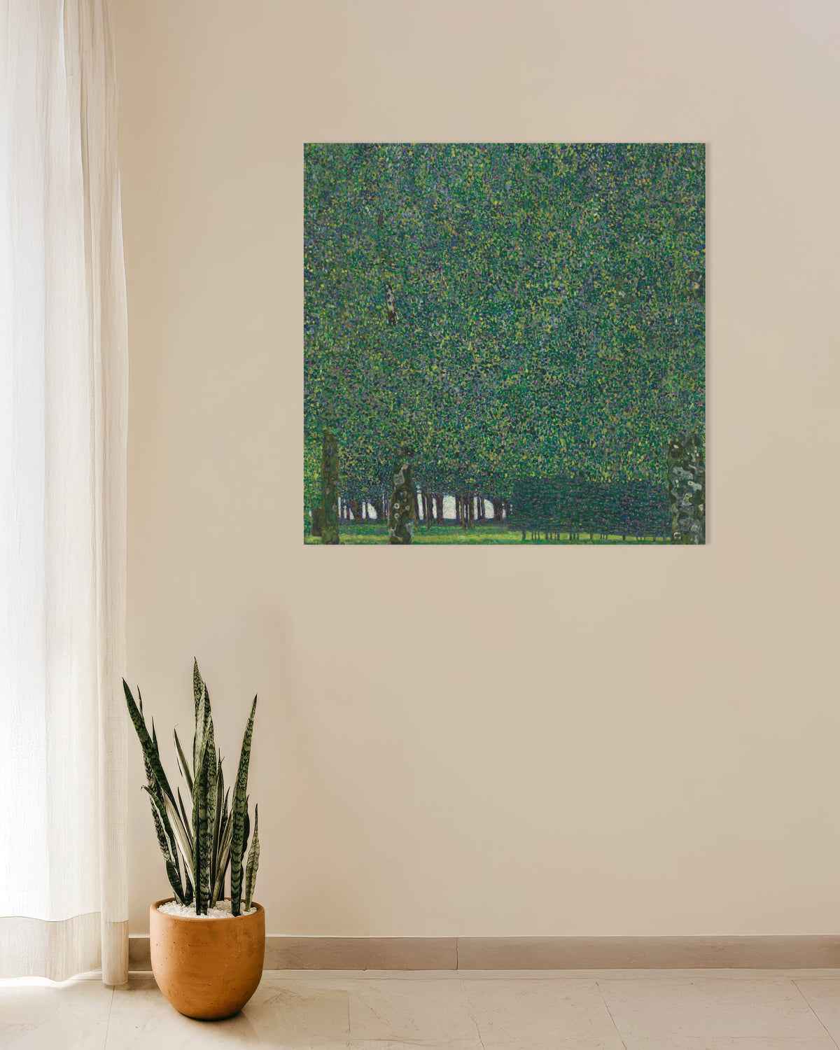 Poster Il parco (circa 1910–1911) di Gustav Klimt