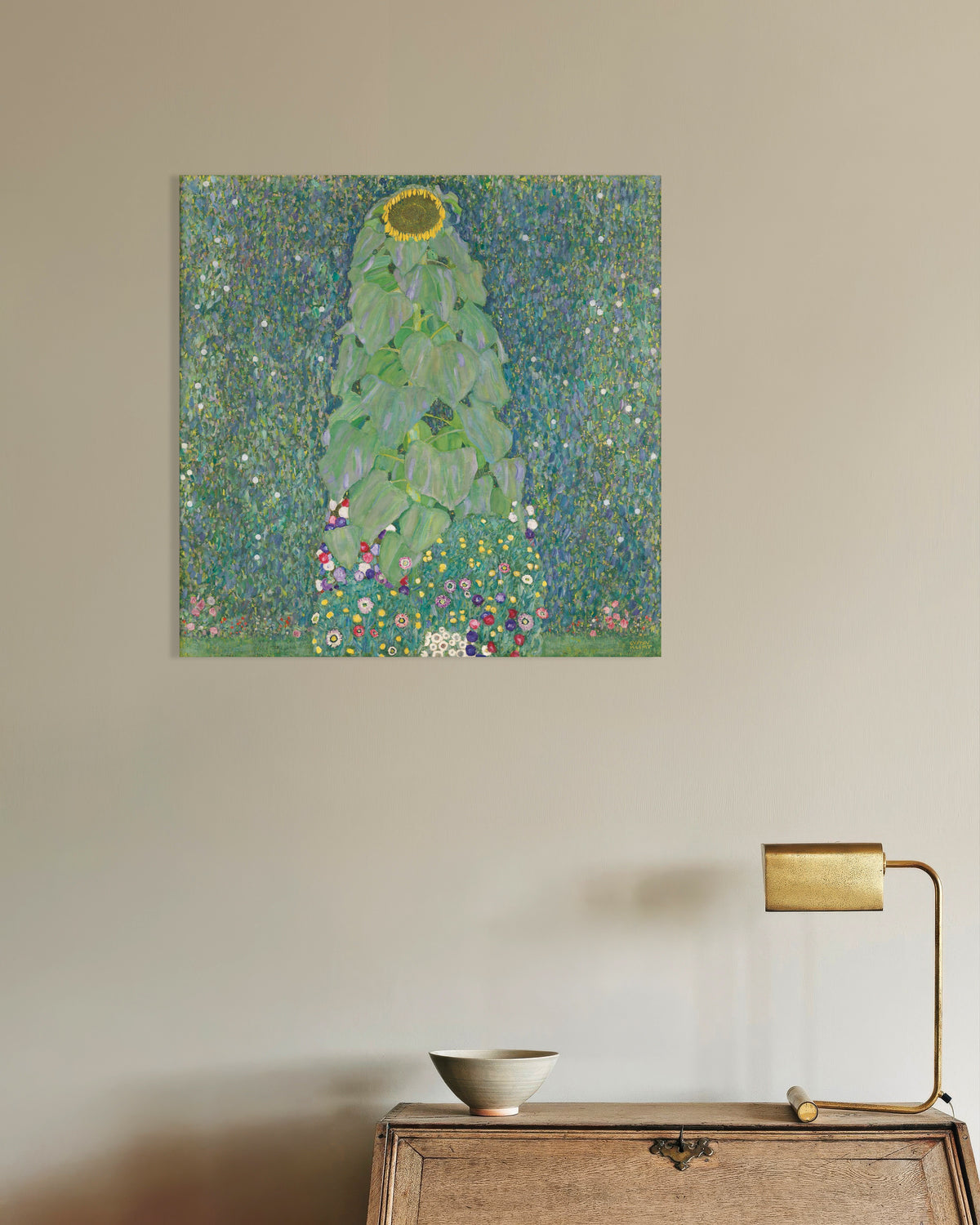 Poster Il girasole (1907–1908) di Gustav Klimt